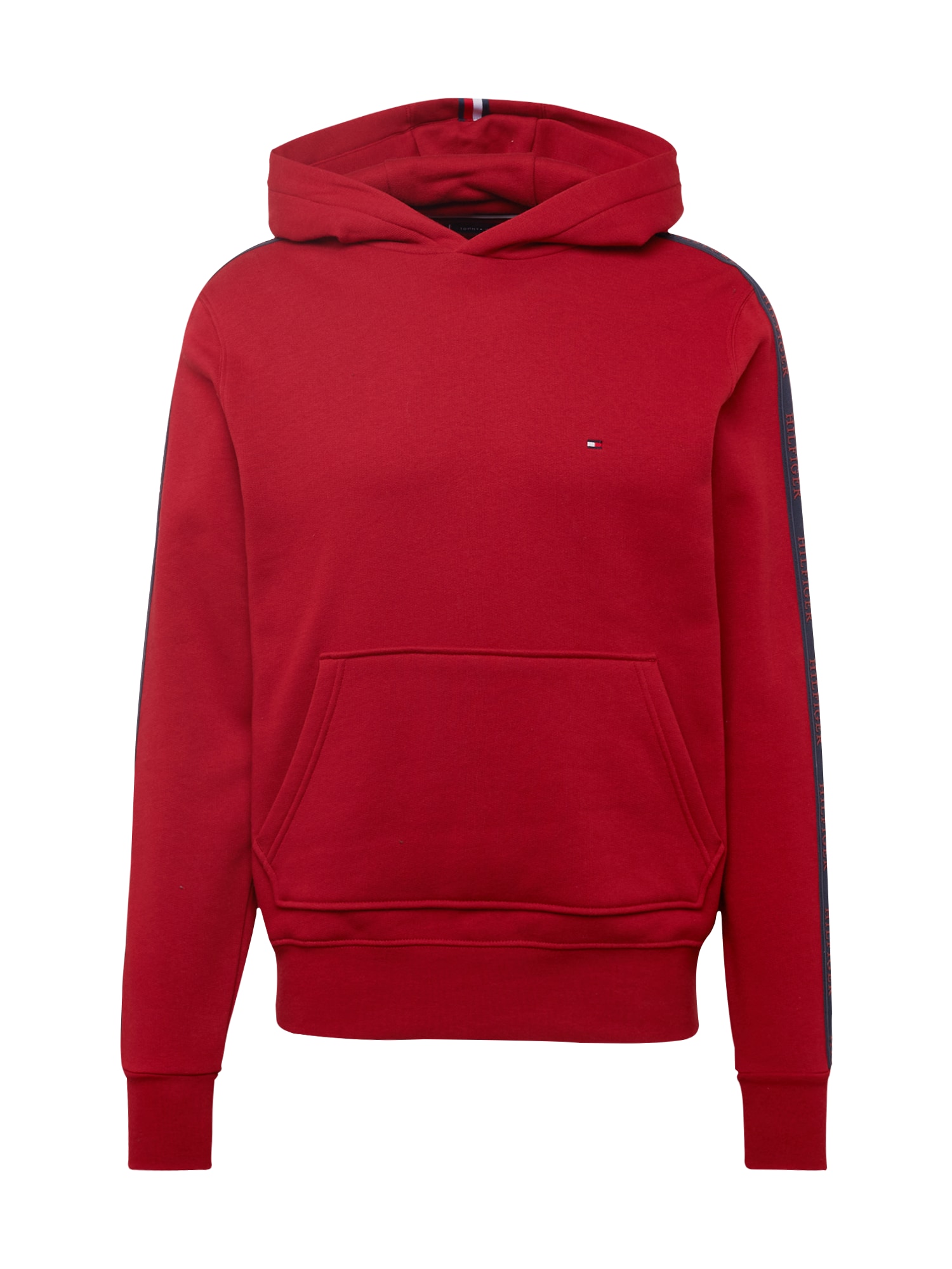 TOMMY HILFIGER Majica  mornarska / rdeča / bela