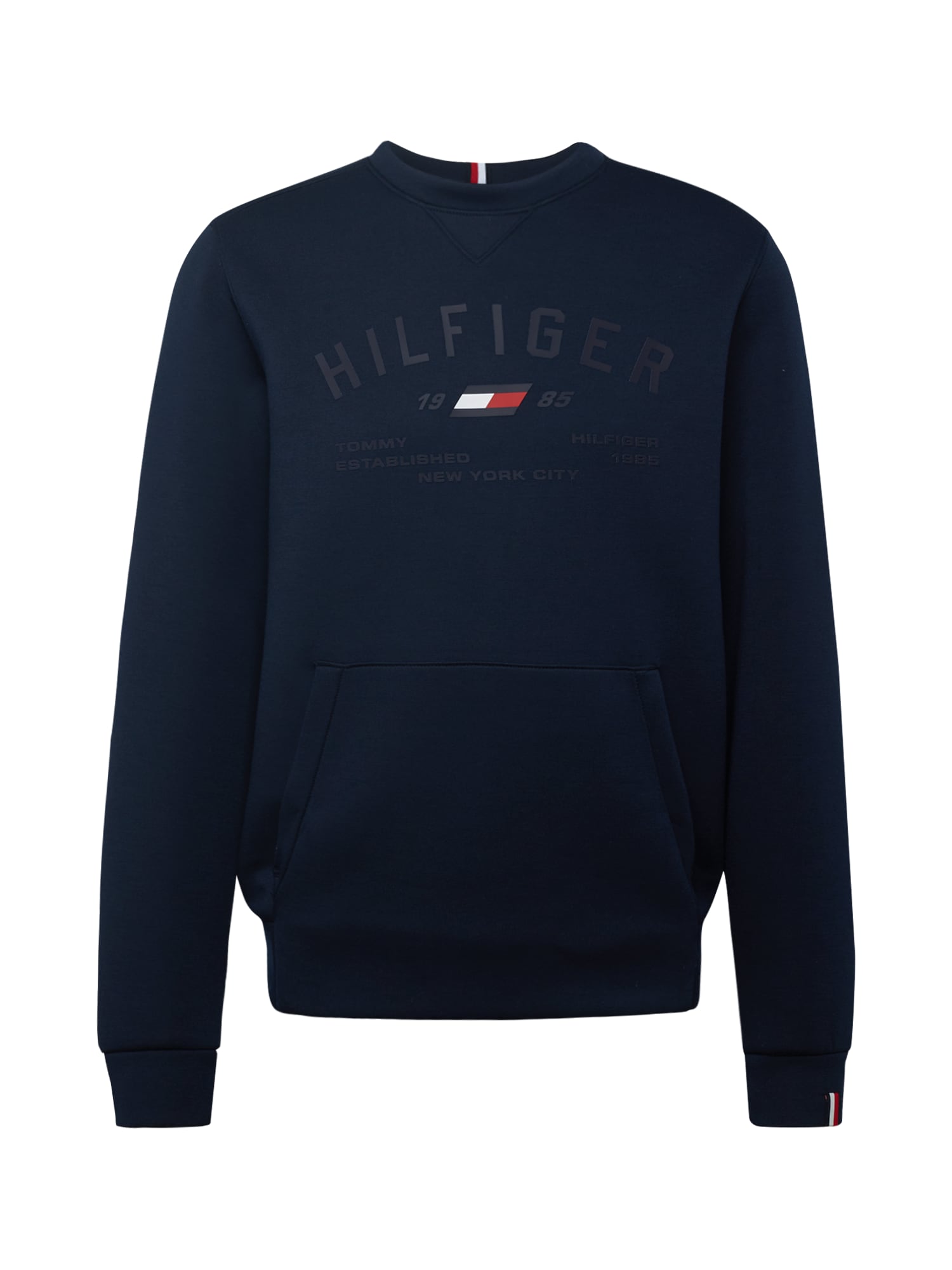 TOMMY HILFIGER Majica  mornarska / rdeča / bela