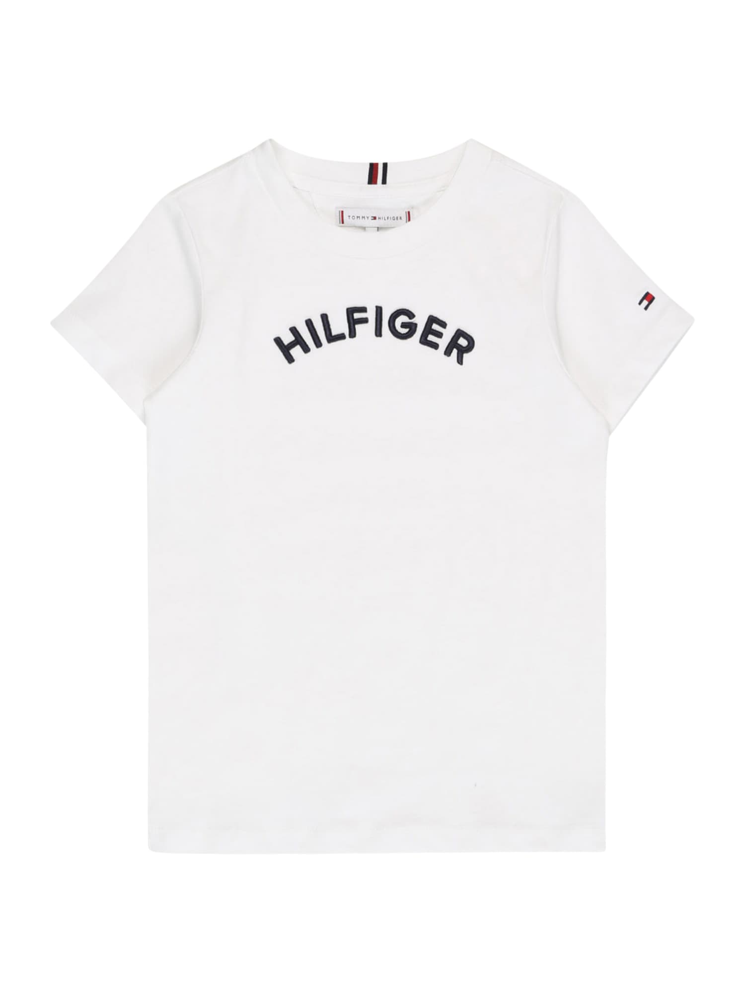 TOMMY HILFIGER Majica  nočno modra / rdeča / bela