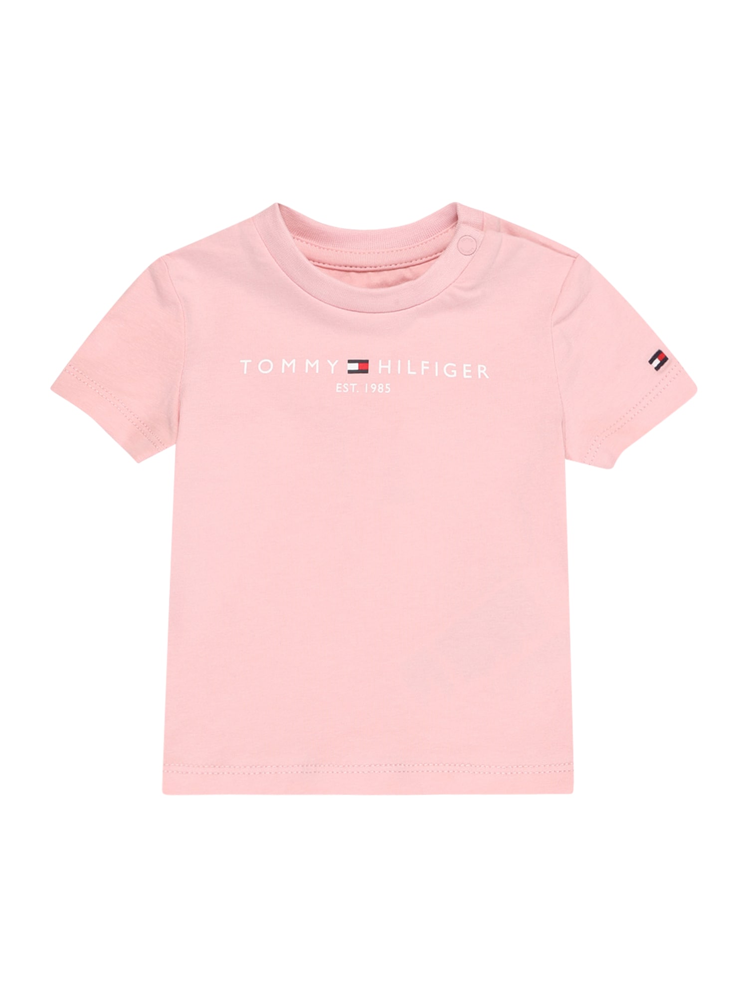 TOMMY HILFIGER Majica  nočno modra / roza / rdeča / bela