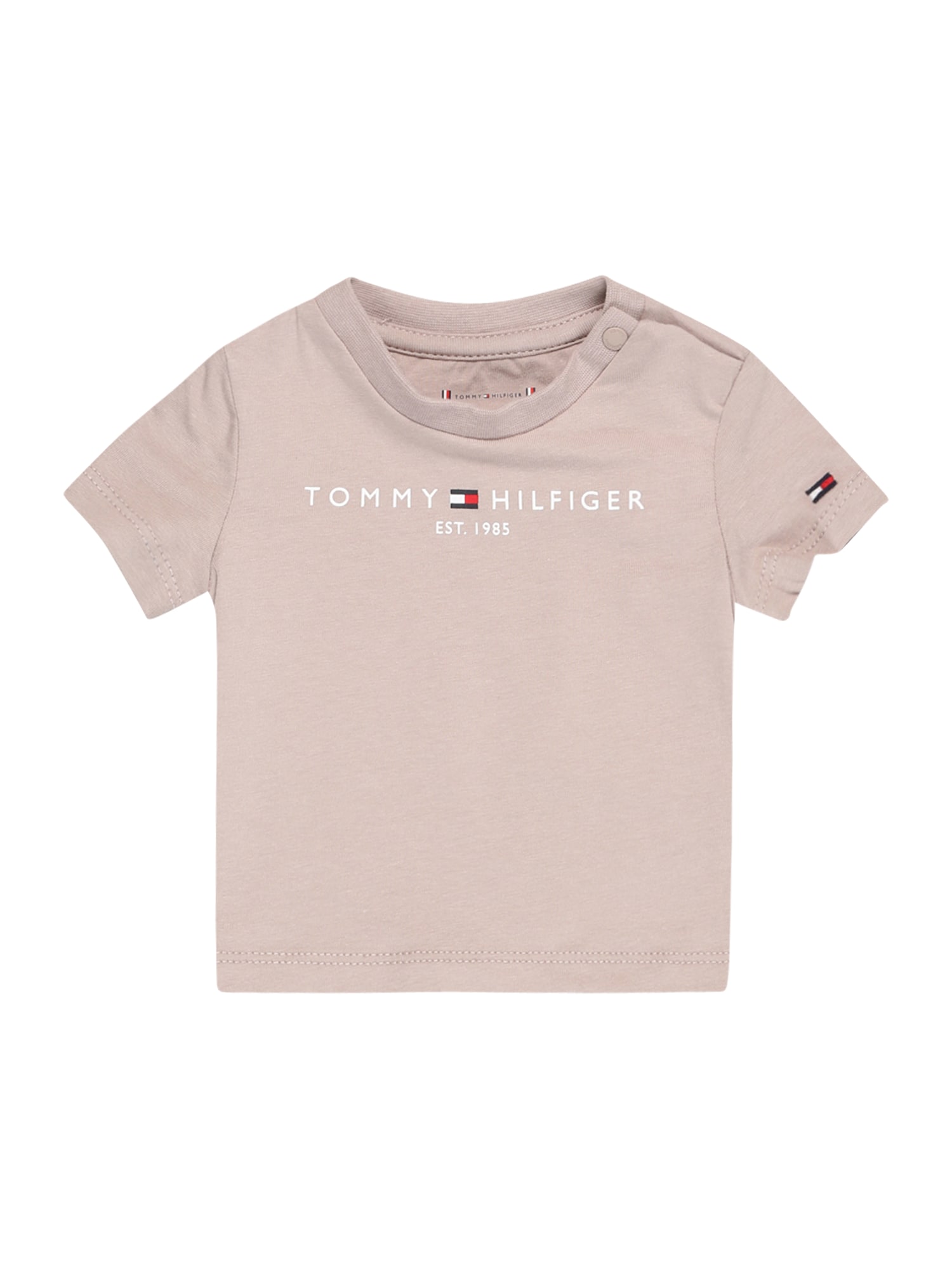 TOMMY HILFIGER Majica  nočno modra / temno siva / ognjeno rdeča / bela