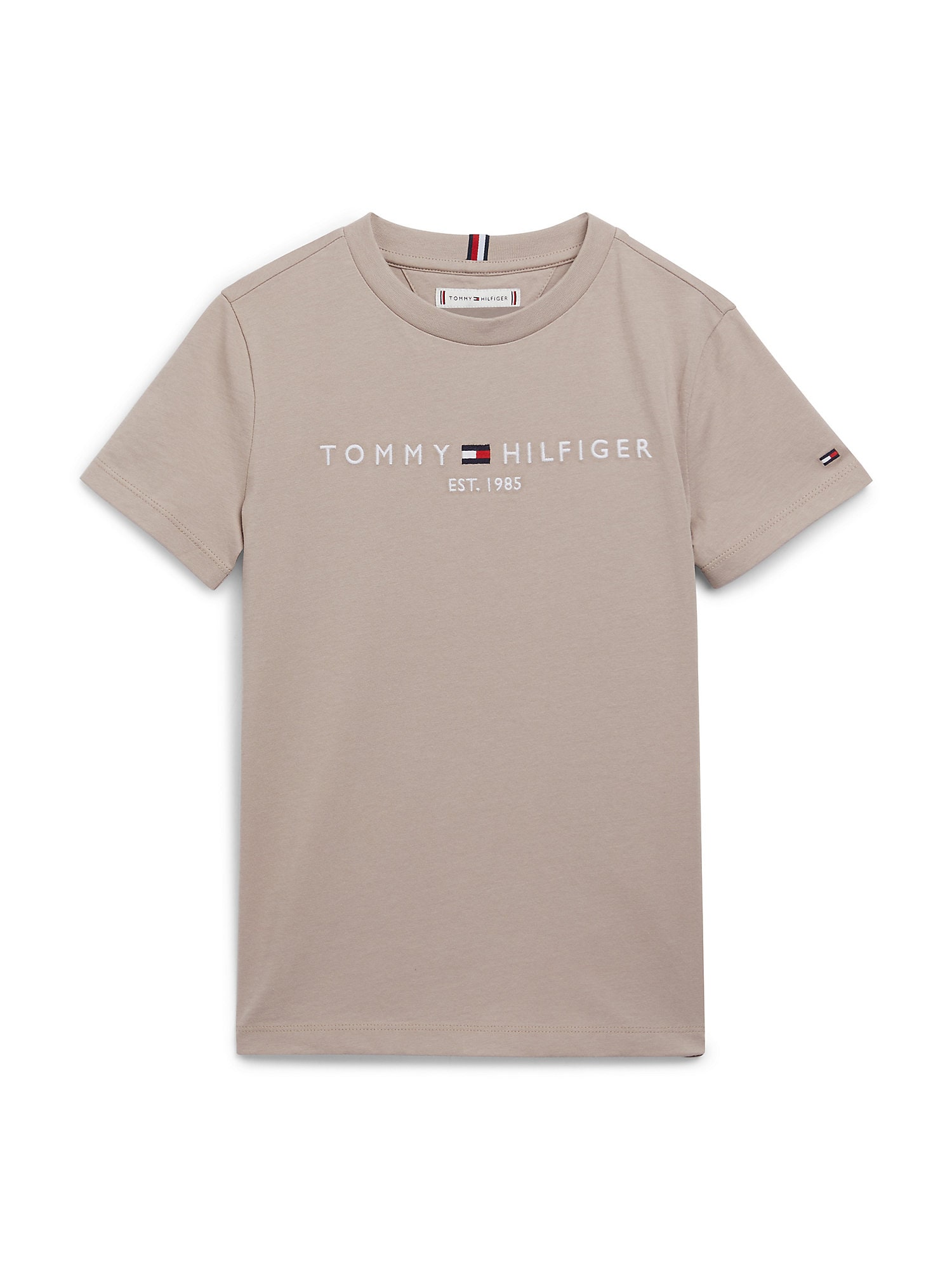 TOMMY HILFIGER Majica  temno siva / bela