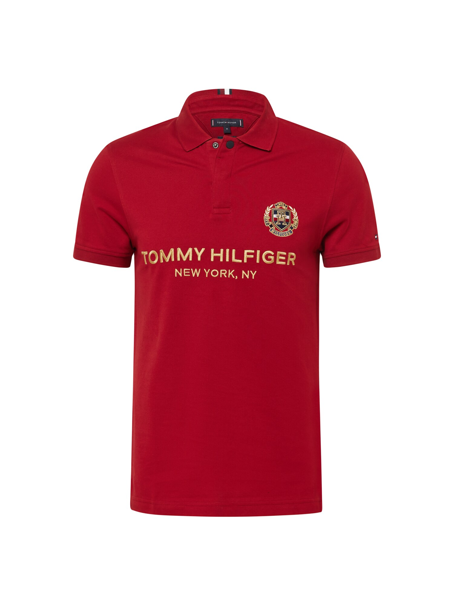 TOMMY HILFIGER Majica  zlata / rdeča