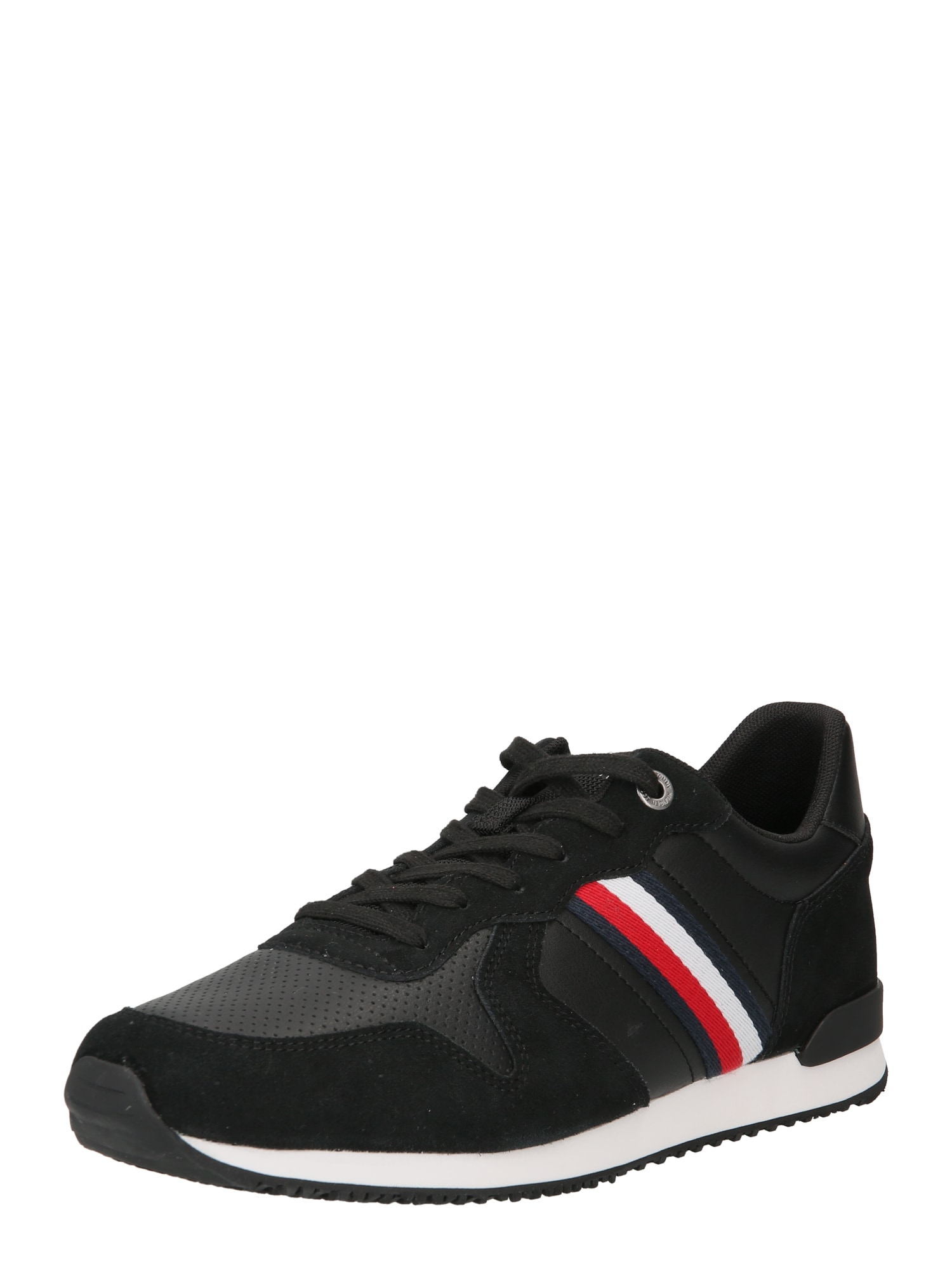 TOMMY HILFIGER Nizke superge  mornarska / rdeča / črna / bela