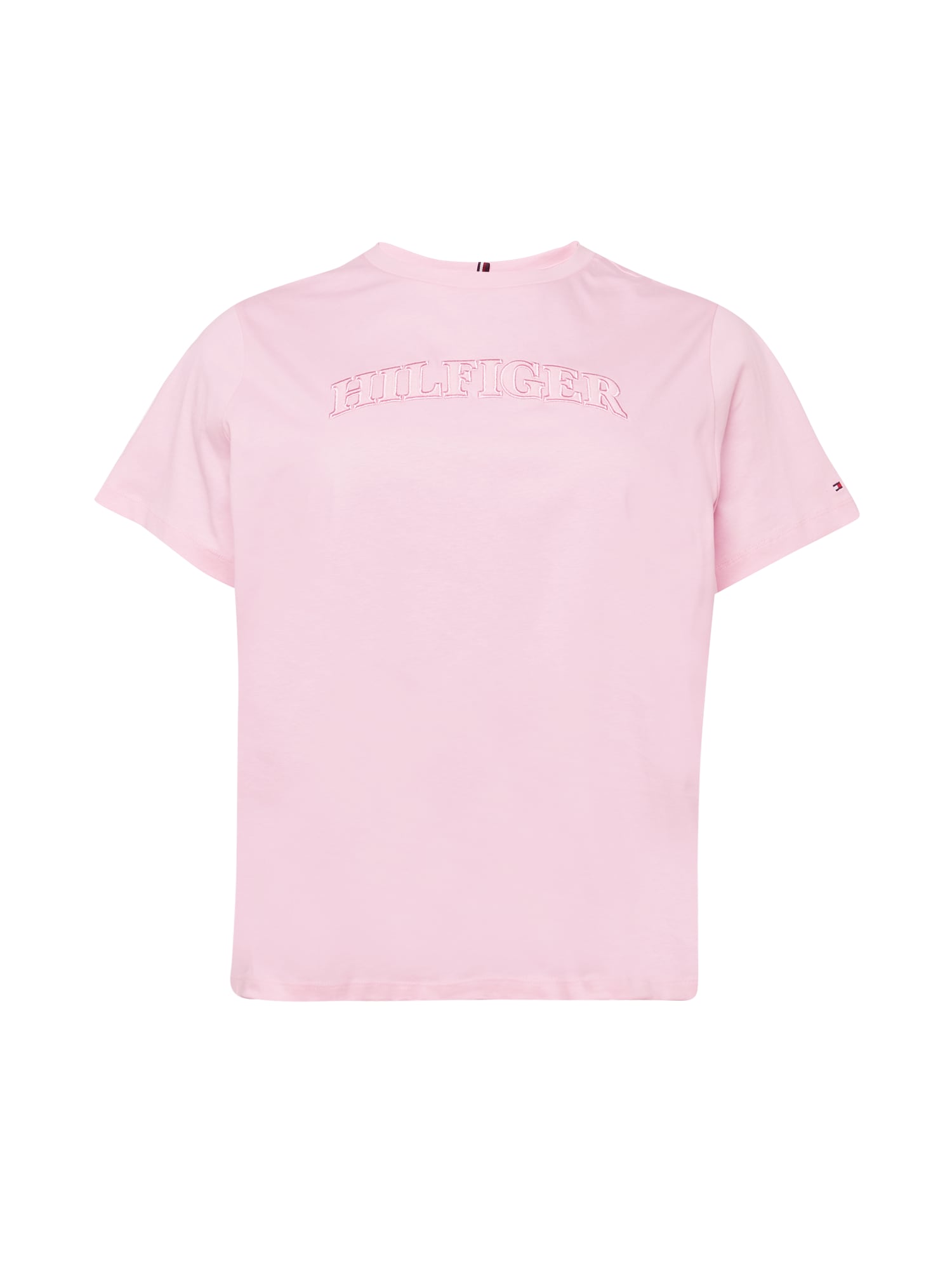 Tommy Hilfiger Curve Majica  mornarska / svetlo roza / rdeča / bela