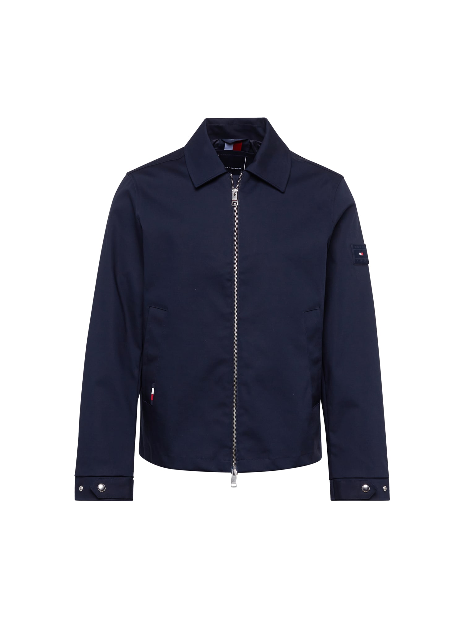 Tommy Hilfiger Tailored Prehodna jakna  marine / rdeča / bela