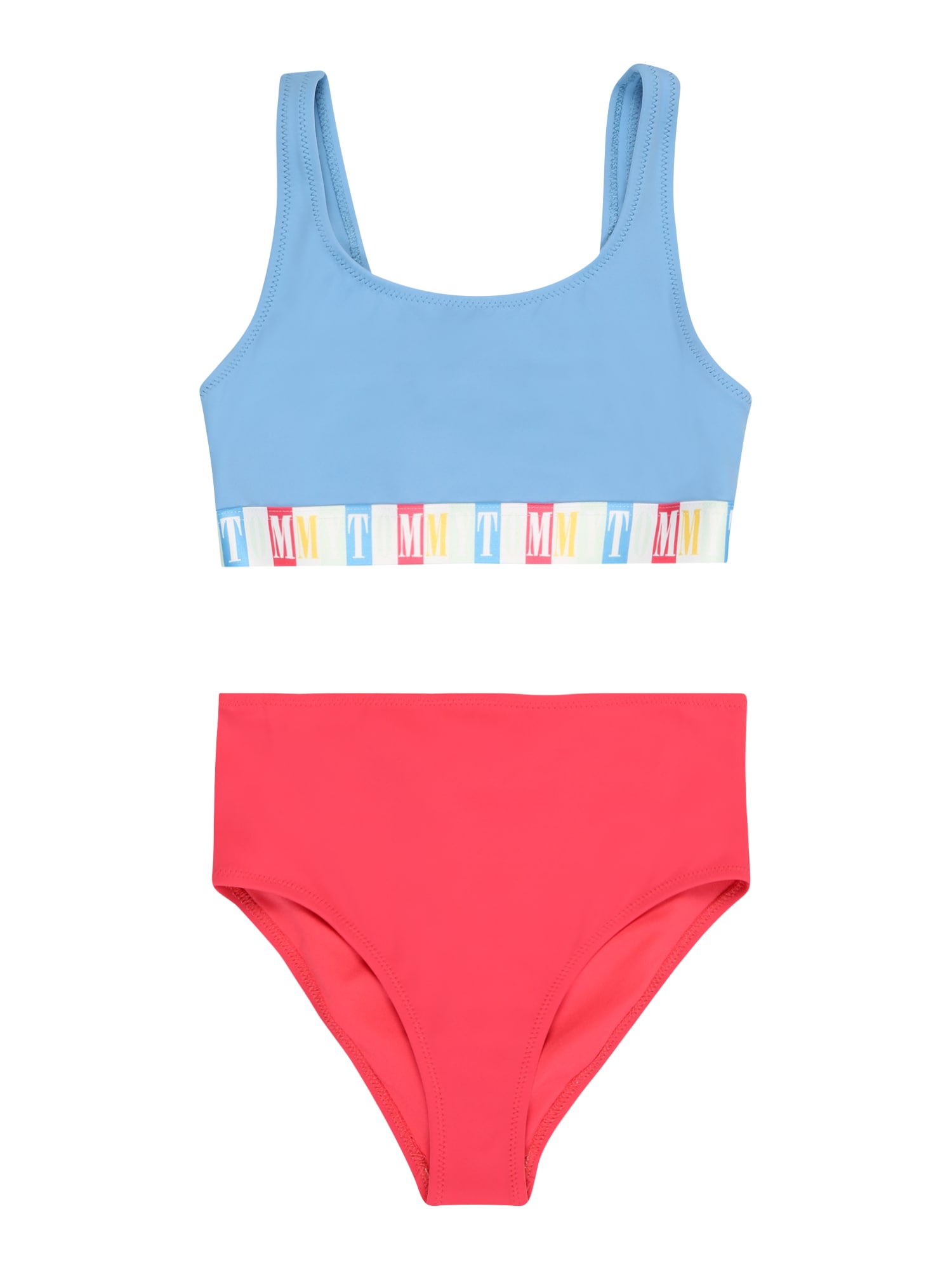 Tommy Hilfiger Underwear Bikini  svetlo modra / rumena / svetlo rdeča / bela