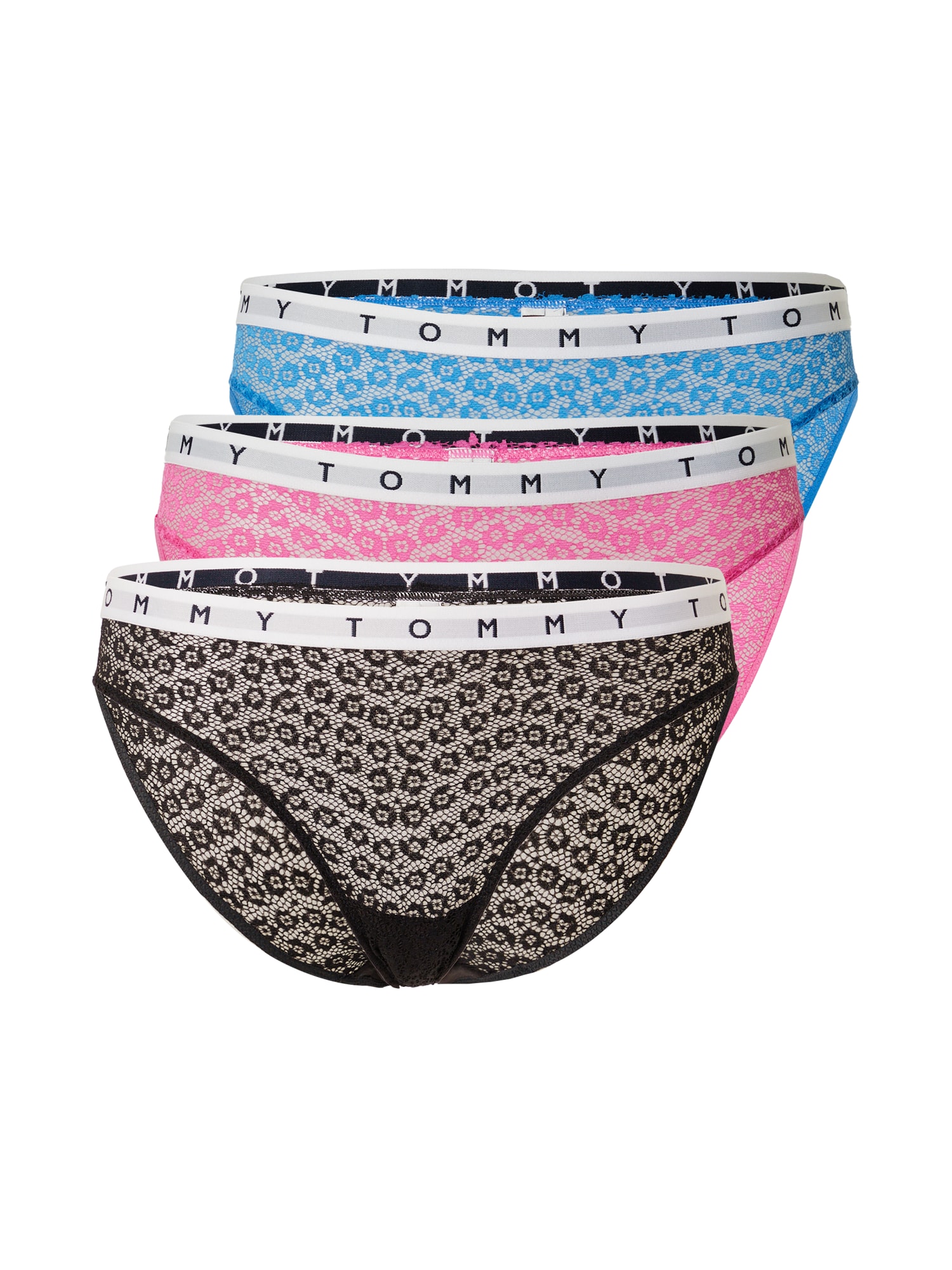 Tommy Hilfiger Underwear Spodnje hlačke  svetlo modra / svetlo roza / črna