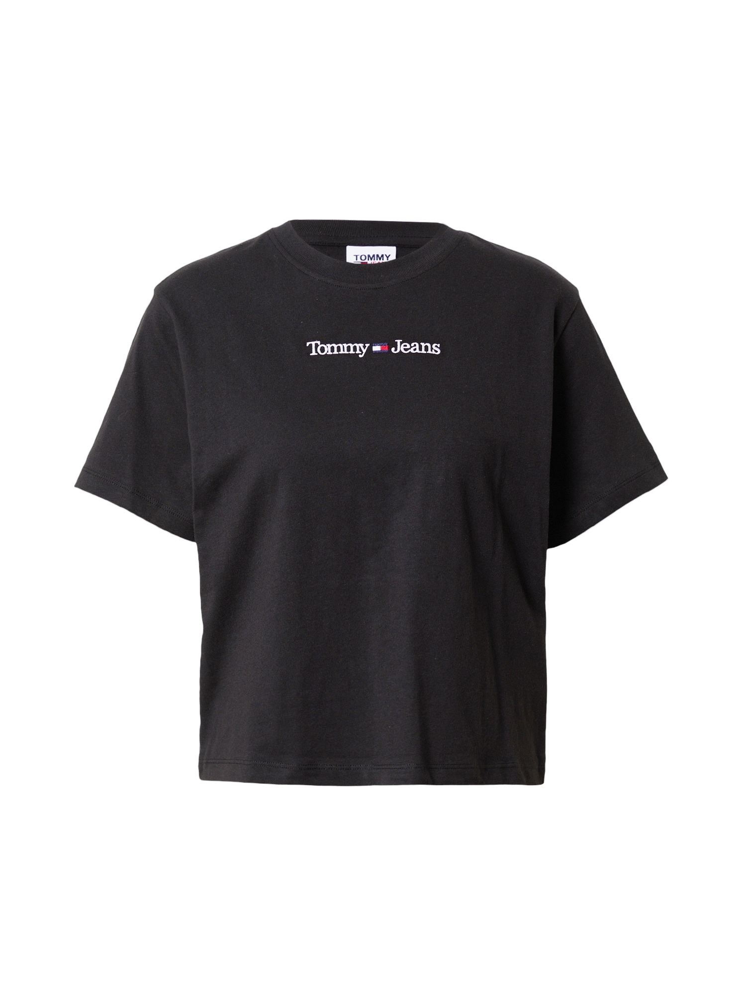 Tommy Jeans Majica  mornarska / ognjeno rdeča / črna / bela