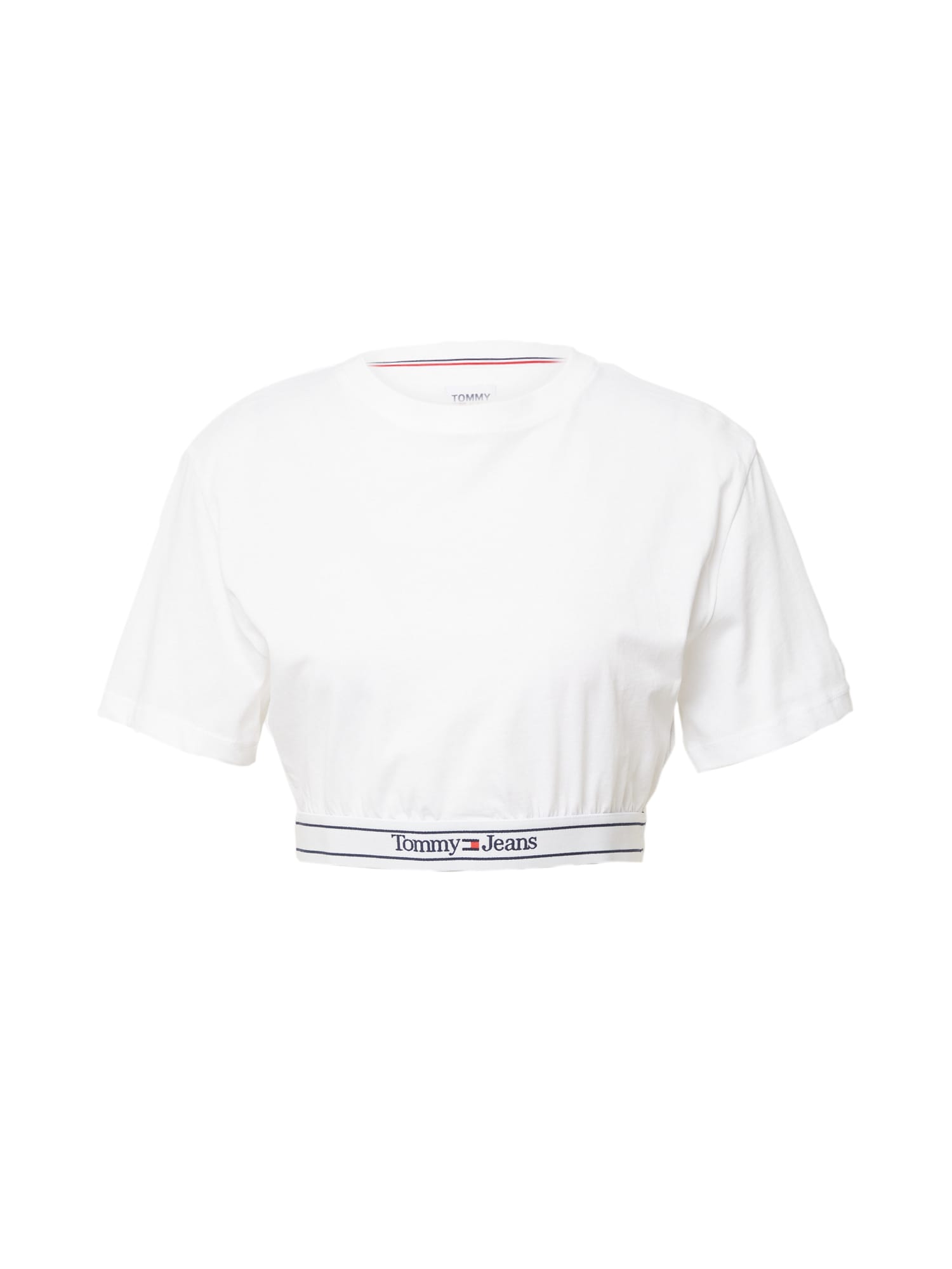 Tommy Jeans Majica  mornarska / rdeča / bela