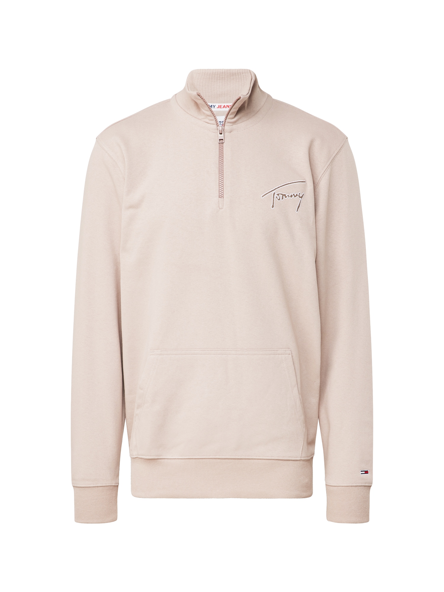 Tommy Jeans Majica  pesek / črna / bela