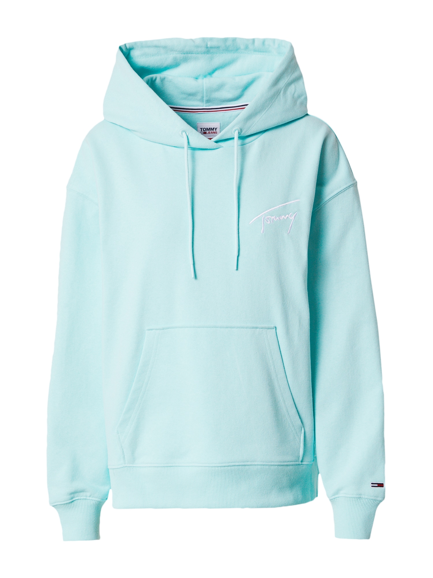 Tommy Jeans Majica  voda / bela