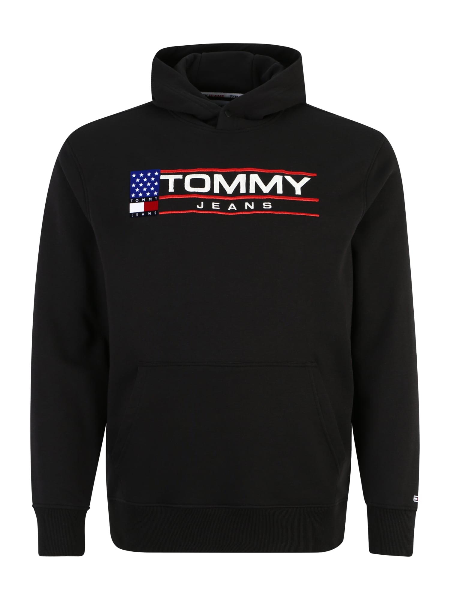 Tommy Jeans Plus Majica  modra / rdeča / črna / bela