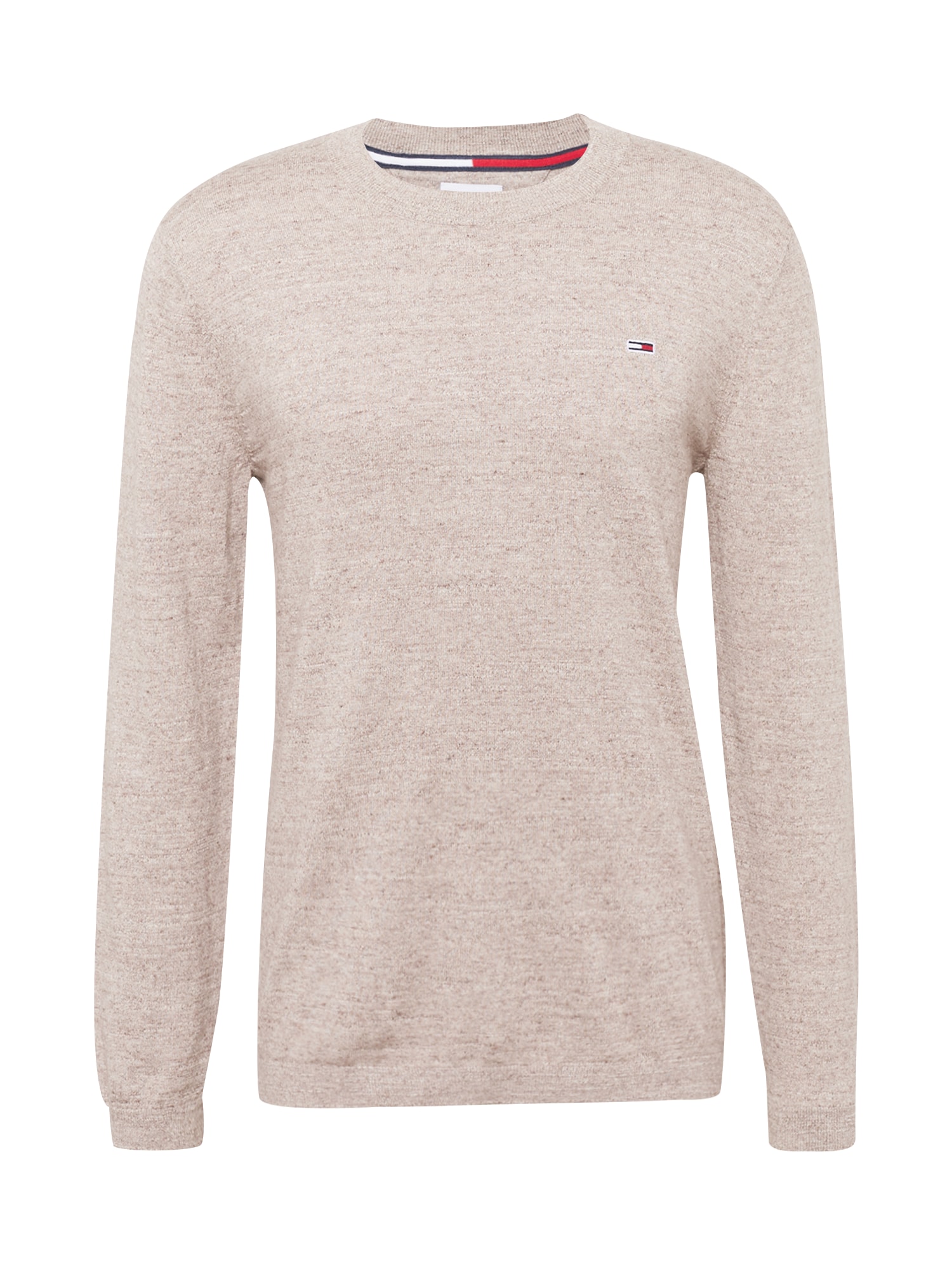 Tommy Jeans Pulover  mornarska / kamen / rdeča / bela