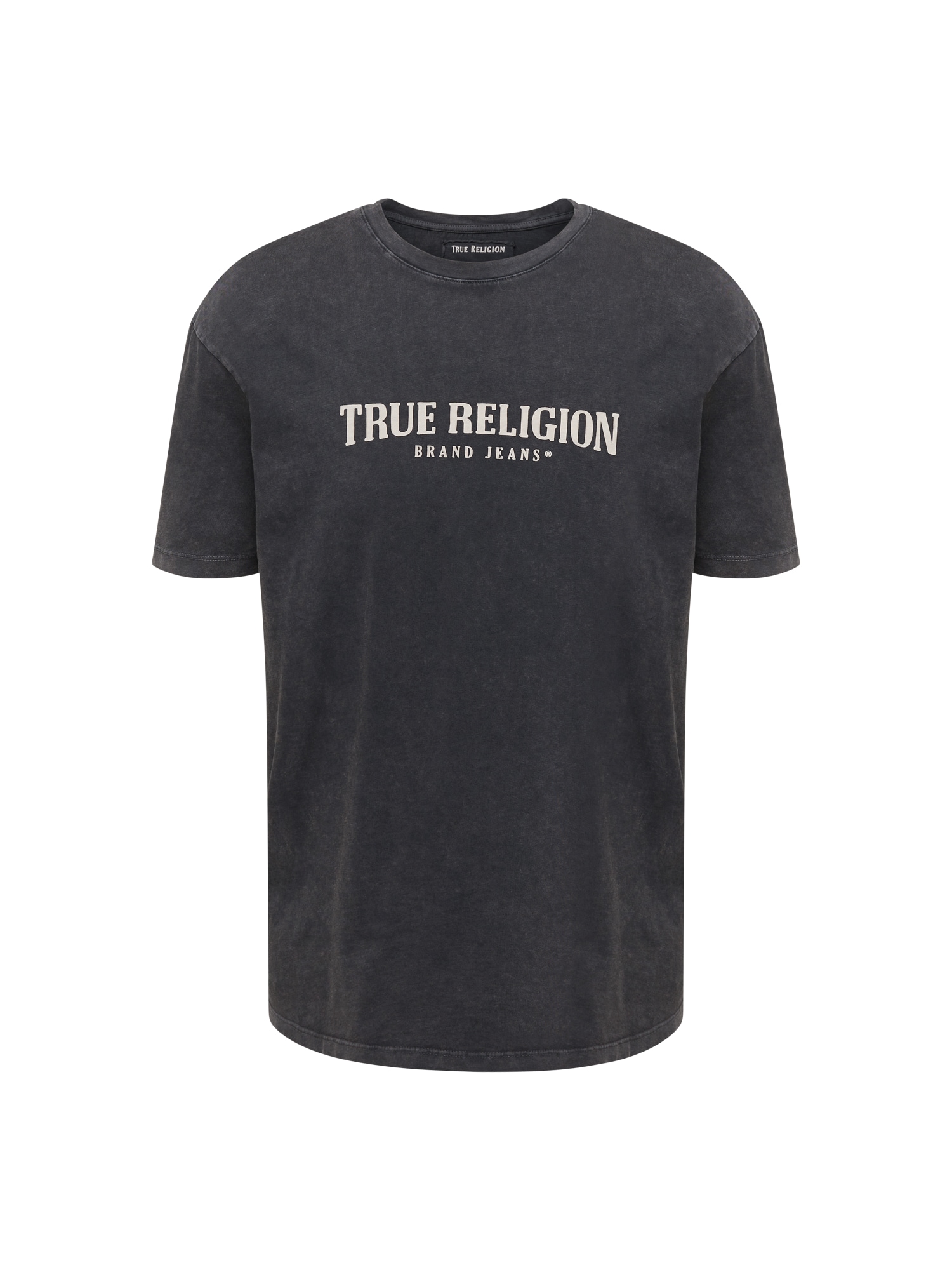True Religion Majica  črn denim / bela
