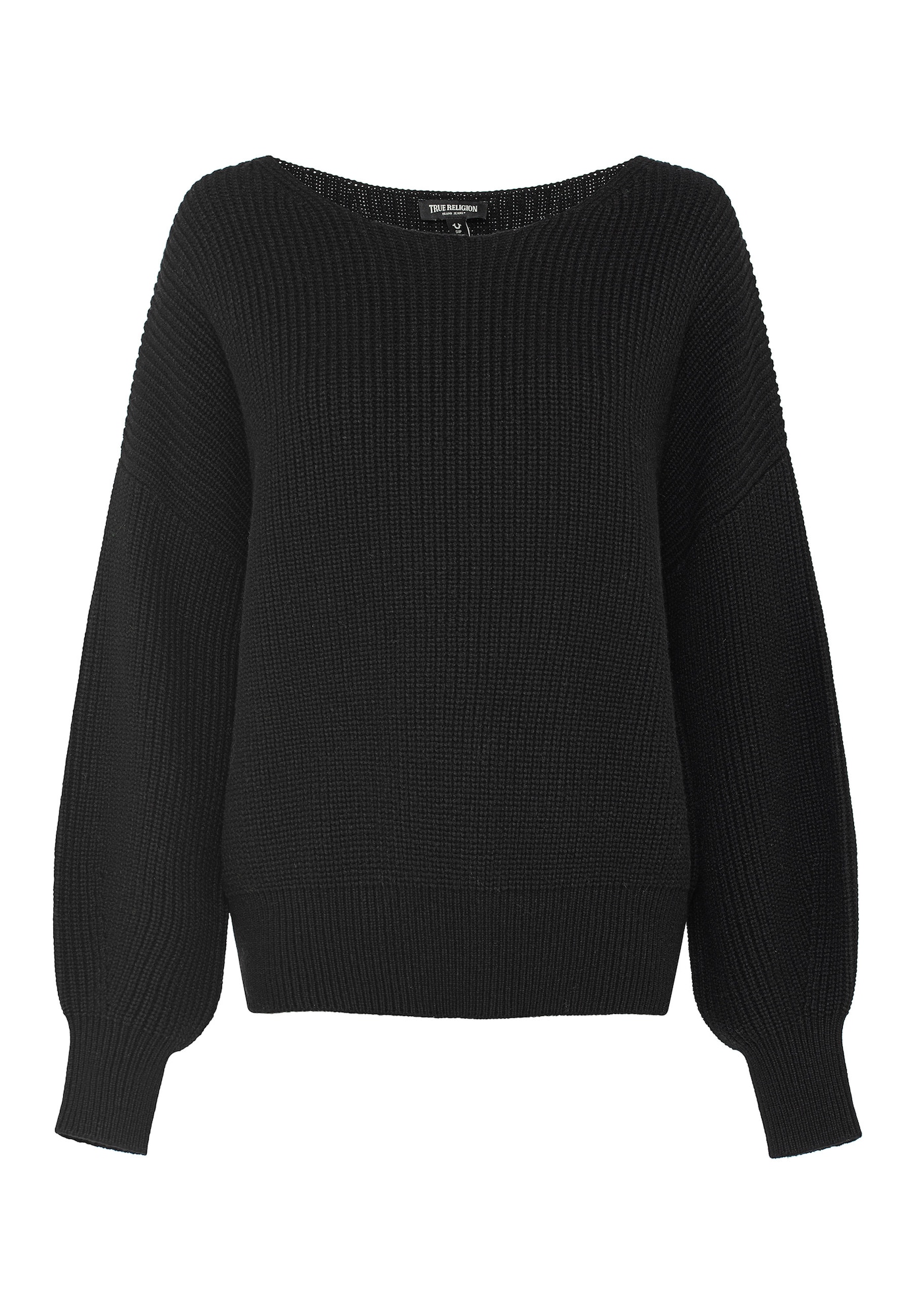 True Religion Pulover  črna