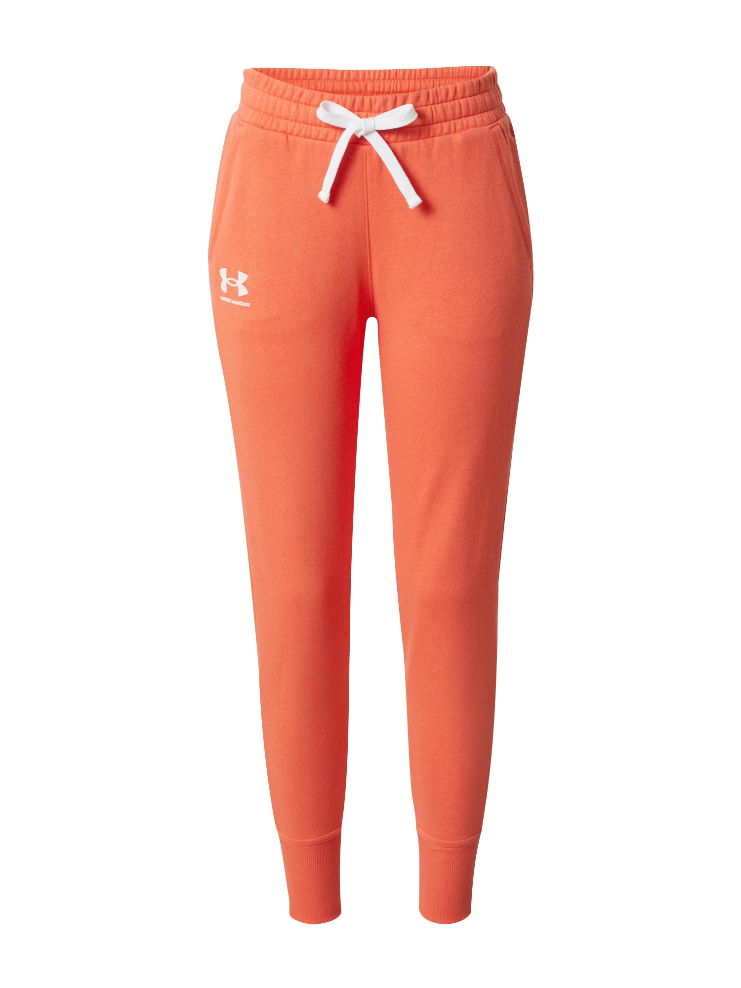 UNDER ARMOUR Športne hlače  oranžna / bela