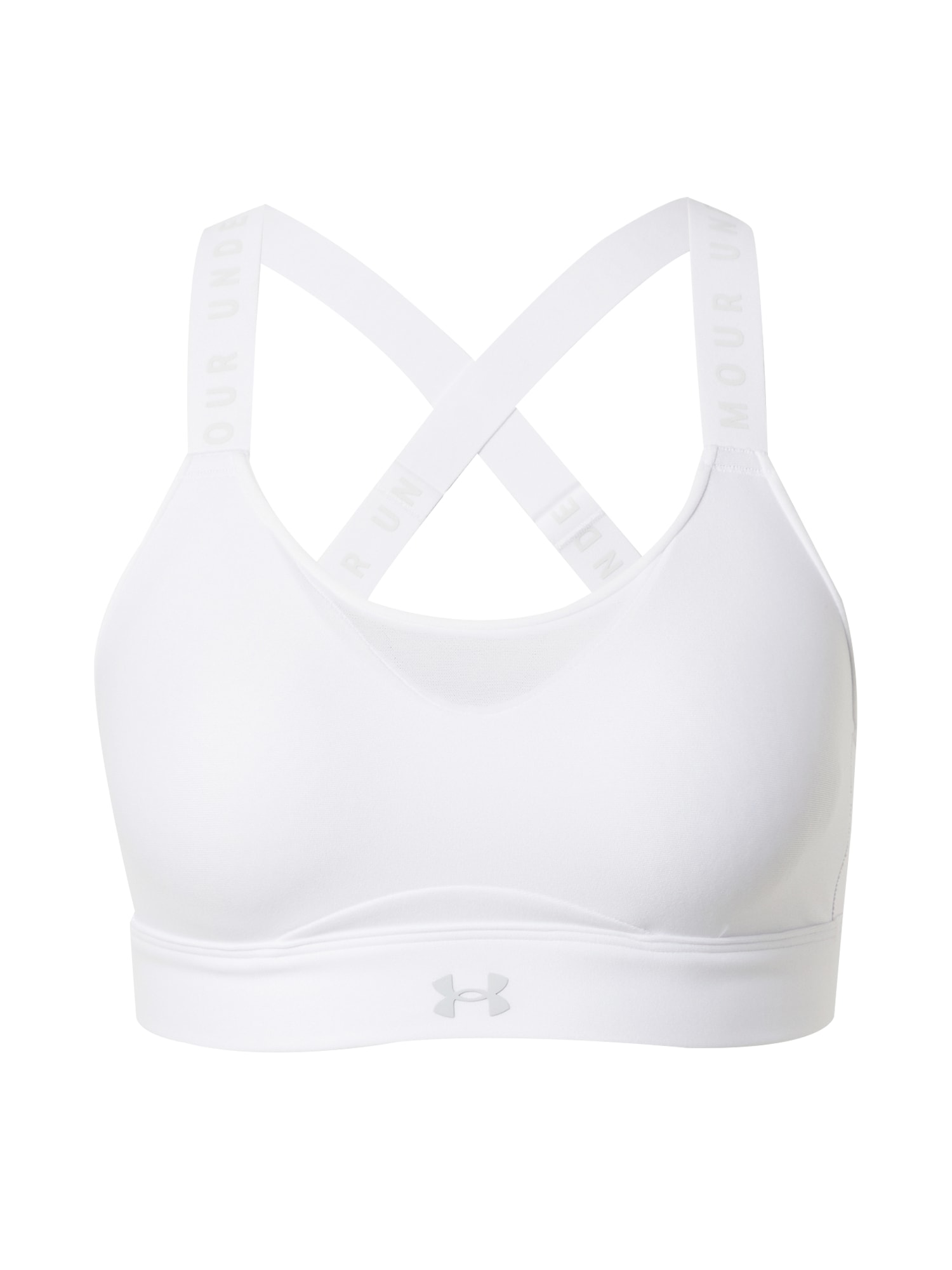 UNDER ARMOUR Športni nederček 'Infinity'  srebrna / bela