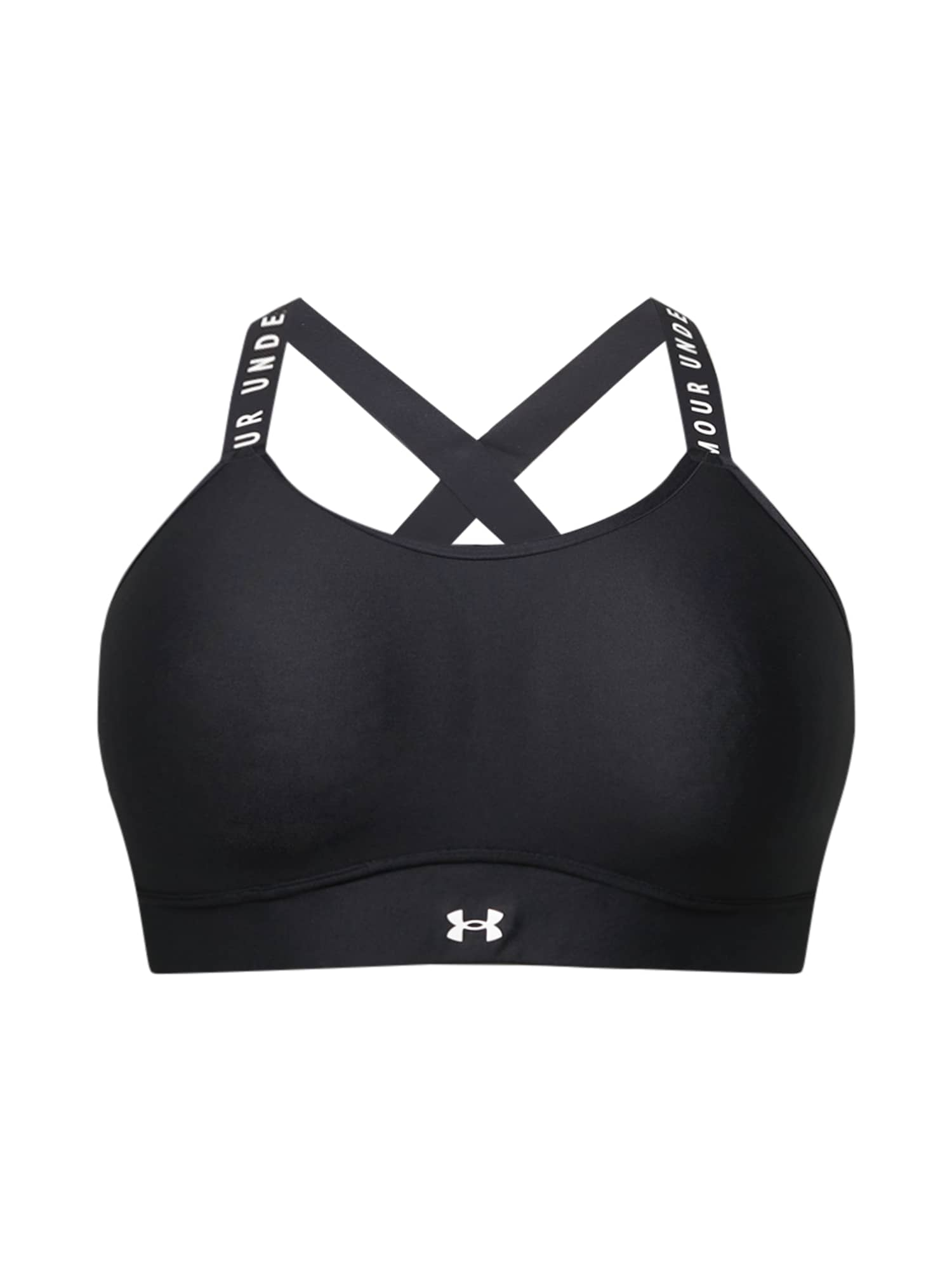 UNDER ARMOUR Športni nederček  črna / bela