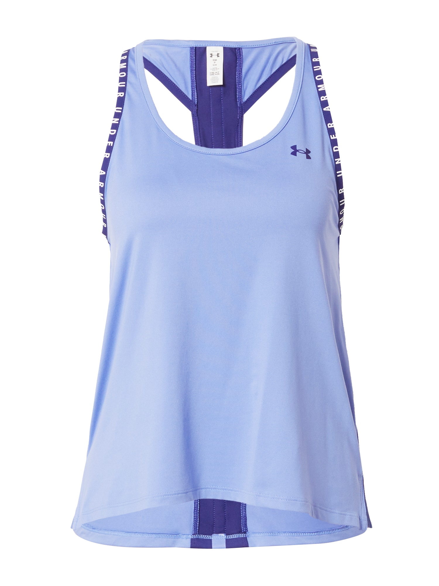 UNDER ARMOUR Športni top 'Knockout'  svetlo modra / temno modra / bela