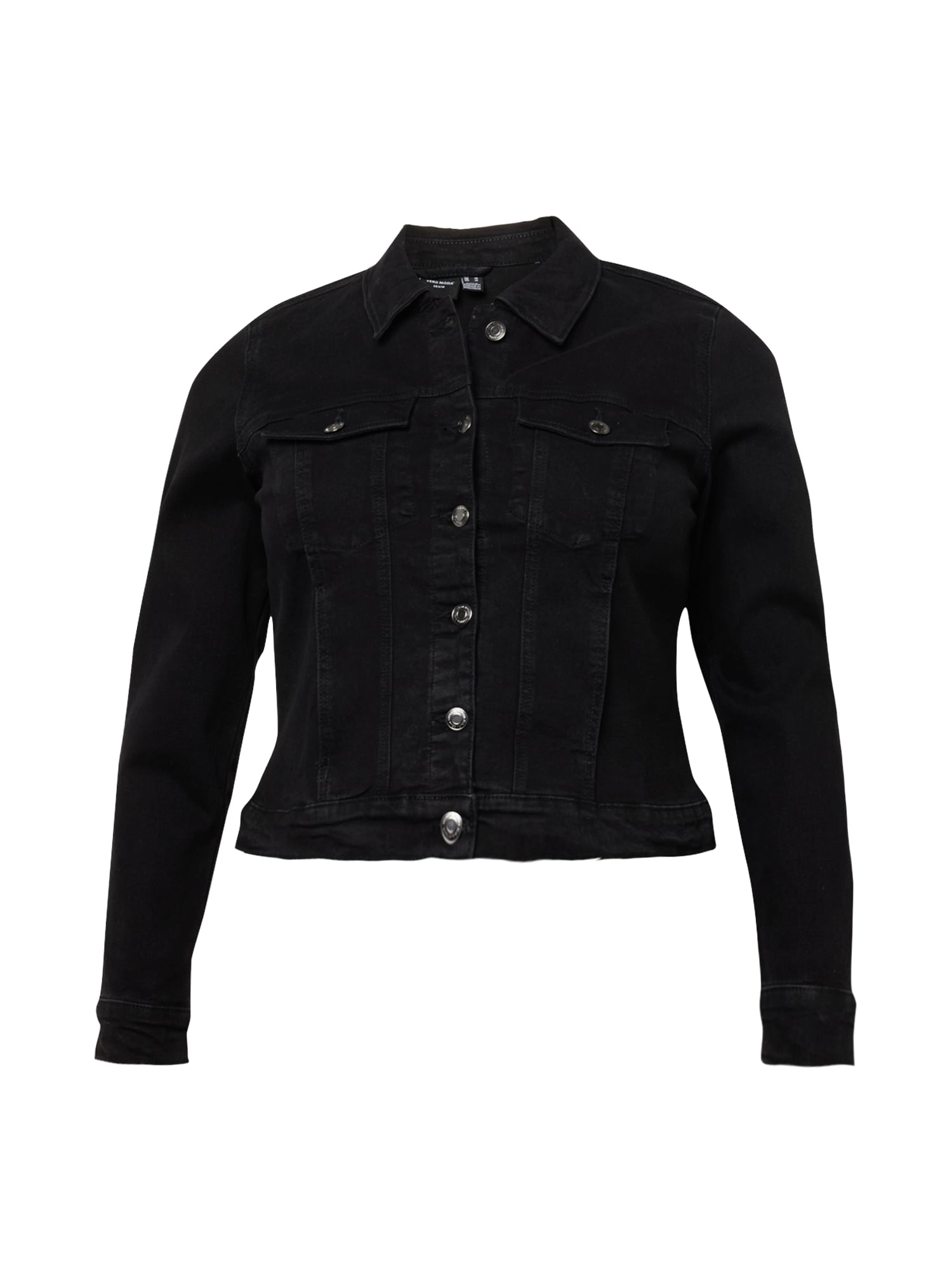 Vero Moda Curve Prehodna jakna 'RUNA'  črna