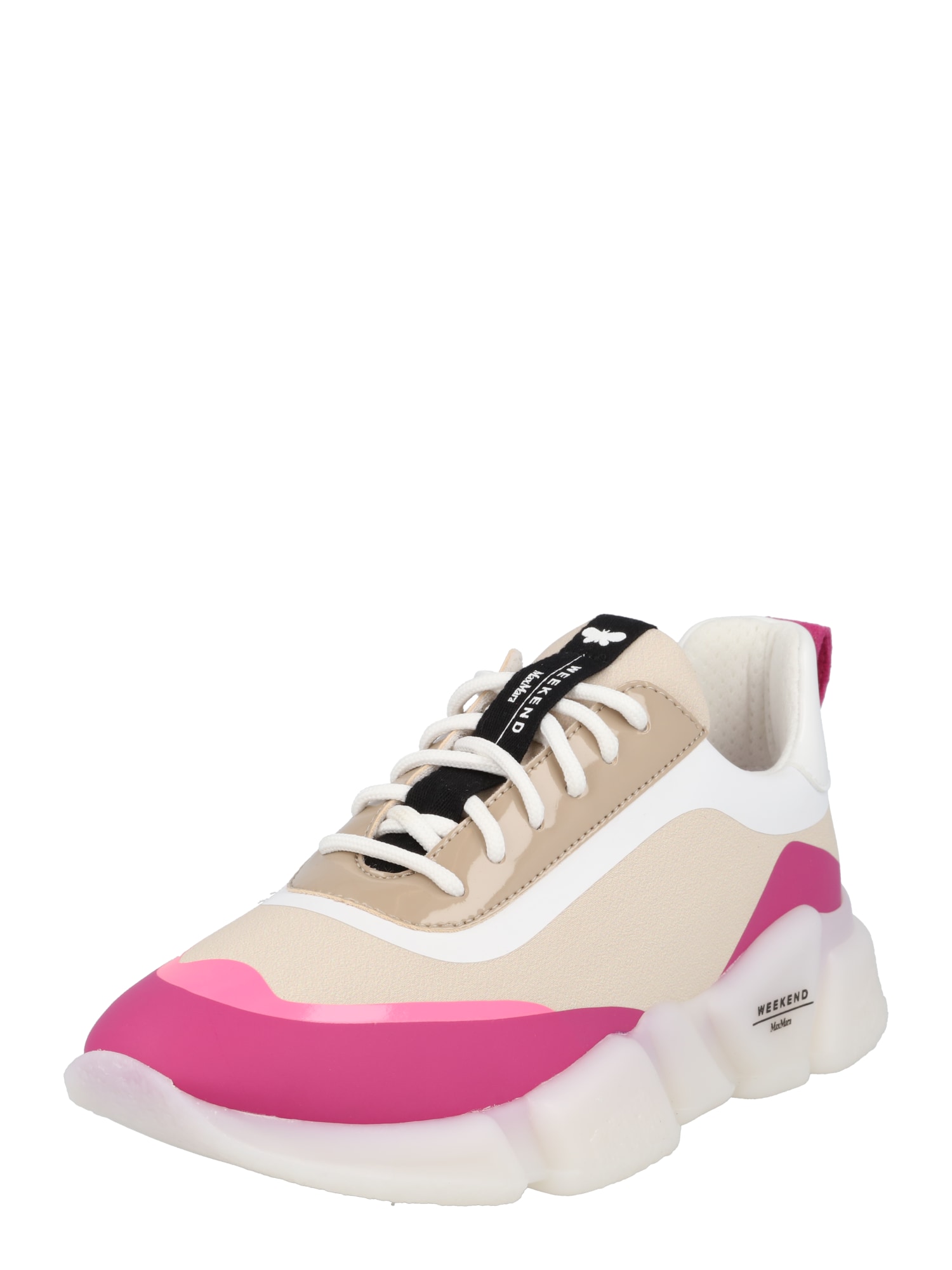 Weekend Max Mara Nizke superge 'POTENZA'  bež / magenta