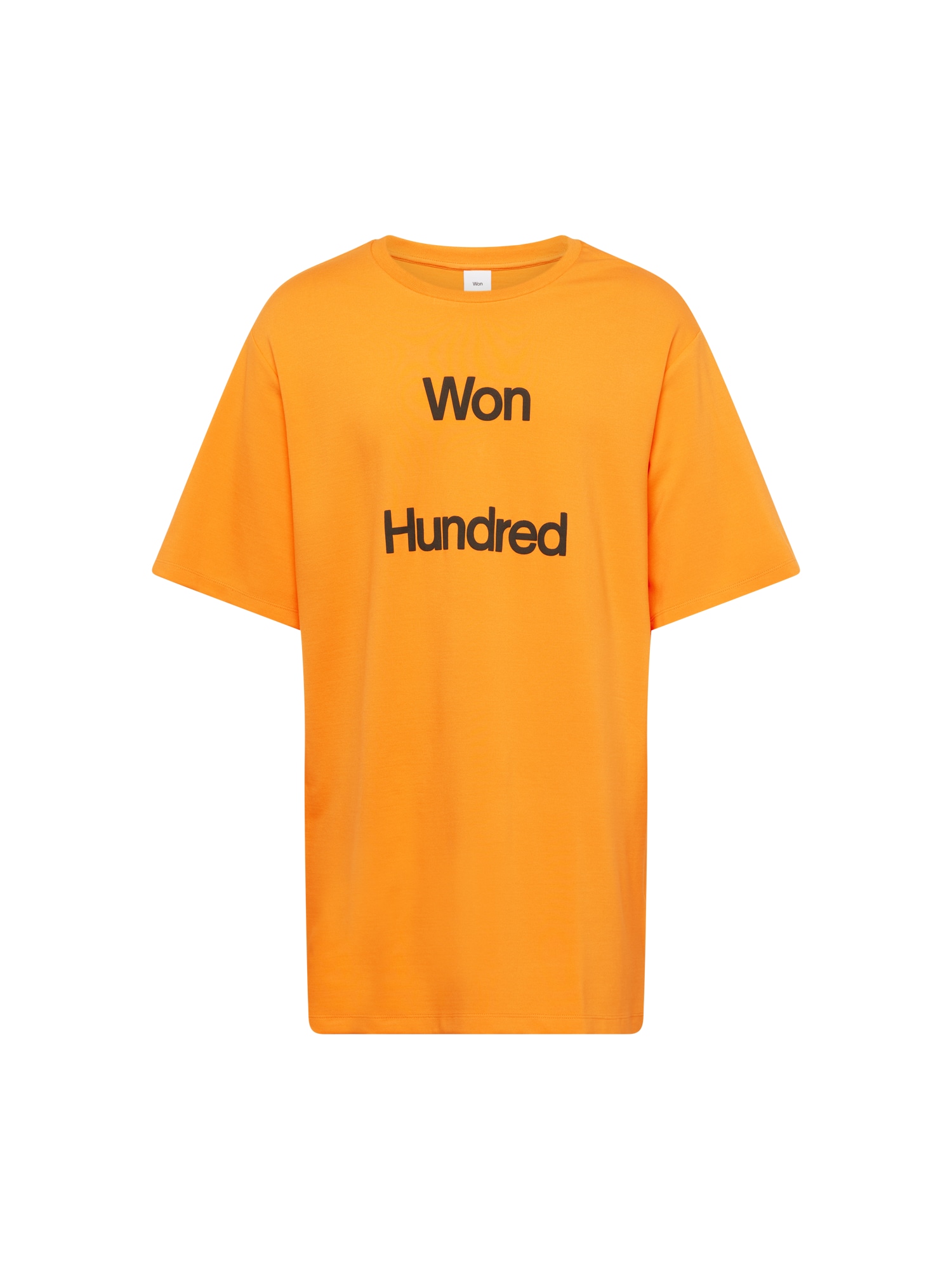 Won Hundred Majica 'Talinn'  svetlo oranžna / črna