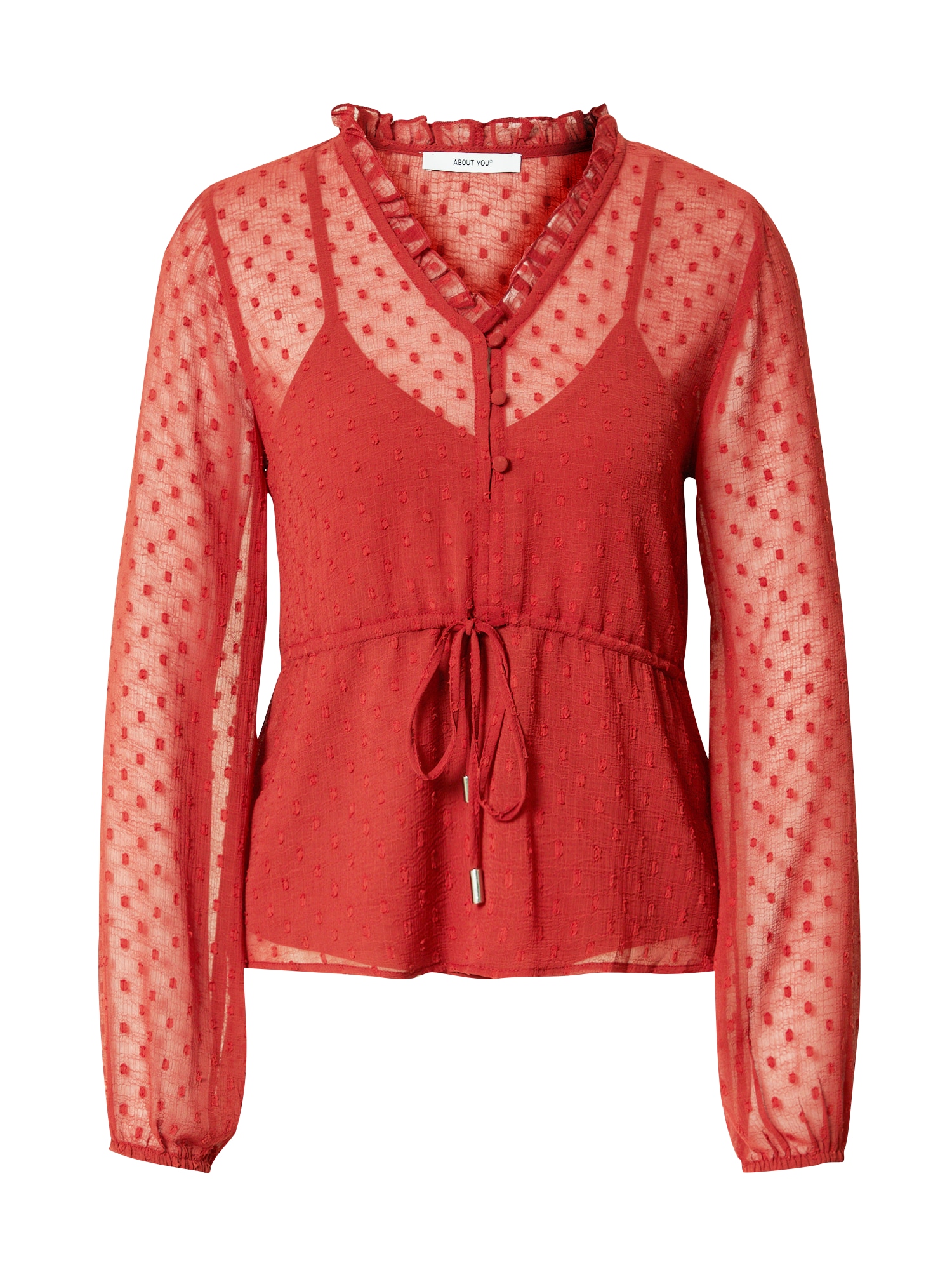 ABOUT YOU Bluza 'Tessa'  rjasto rdeča