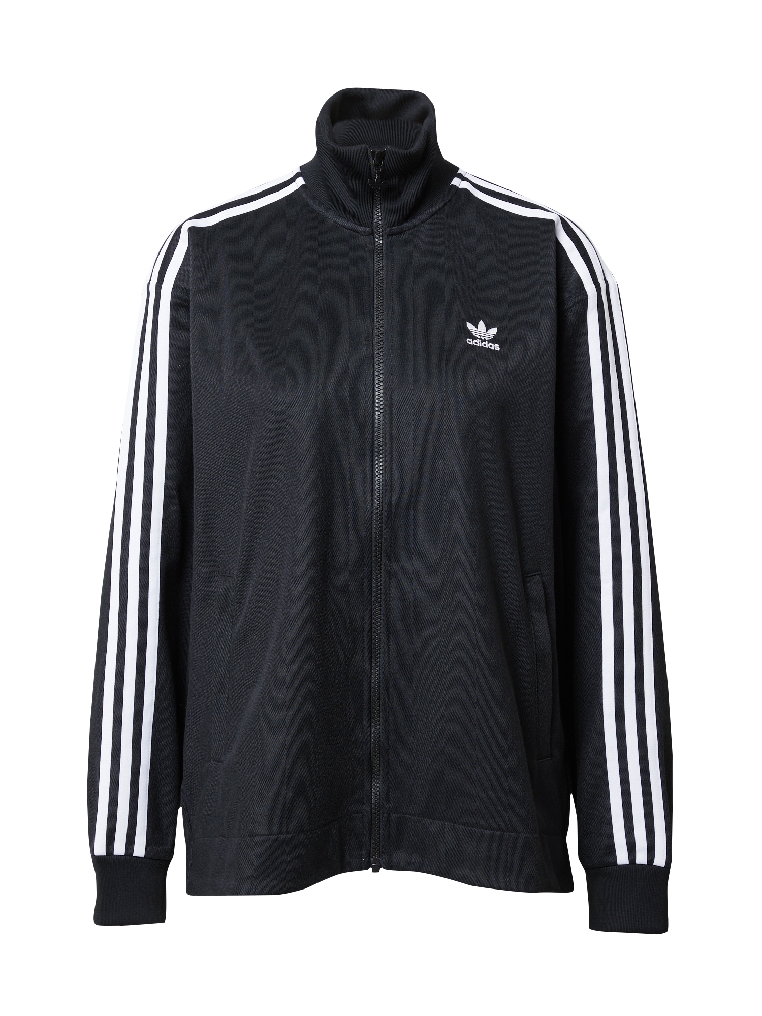 ADIDAS ORIGINALS Prehodna jakna  črna / bela