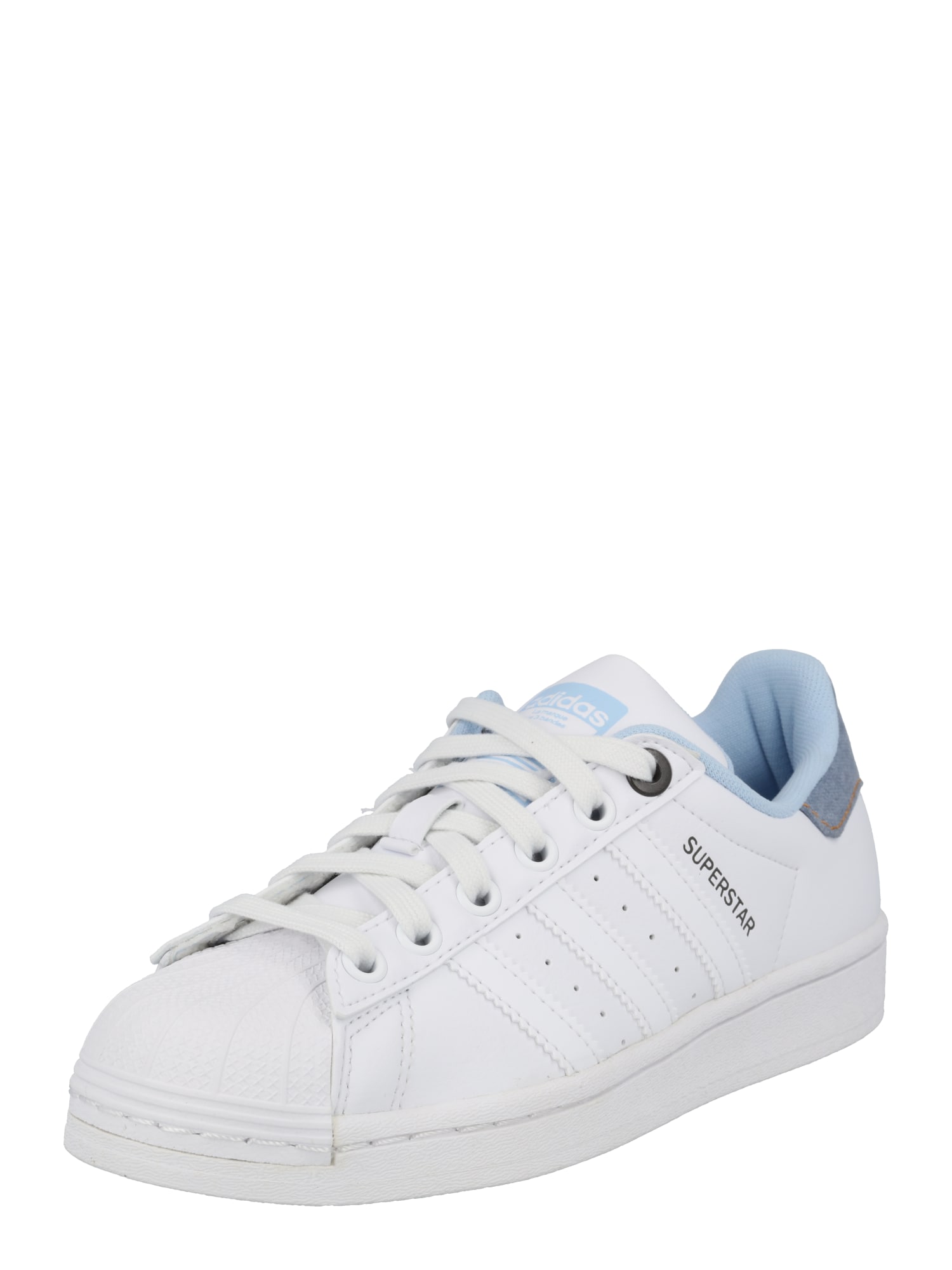 ADIDAS ORIGINALS Superge 'SUPERSTAR'  pastelno modra / bela