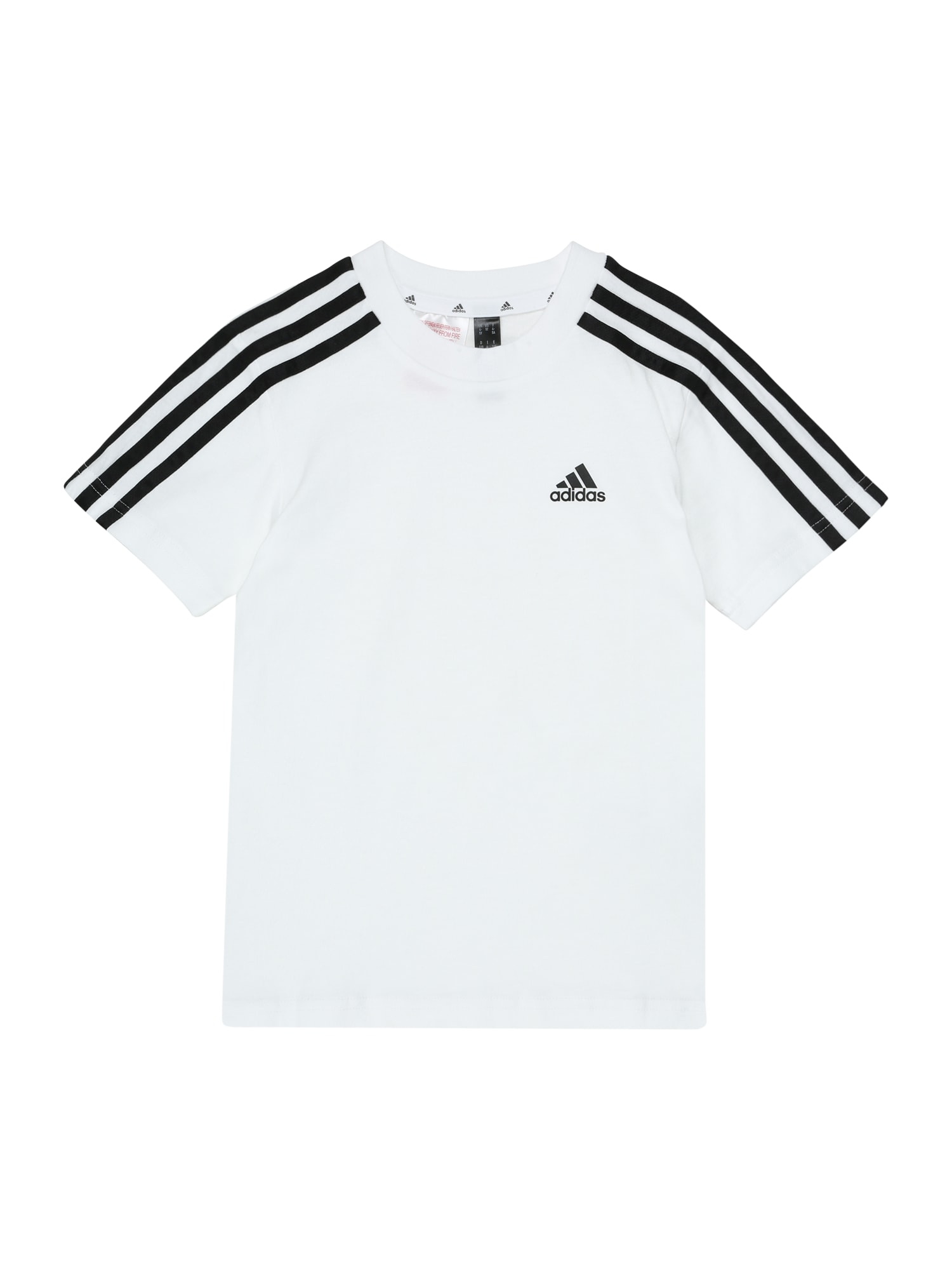 ADIDAS PERFORMANCE Funkcionalna majica  črna / bela
