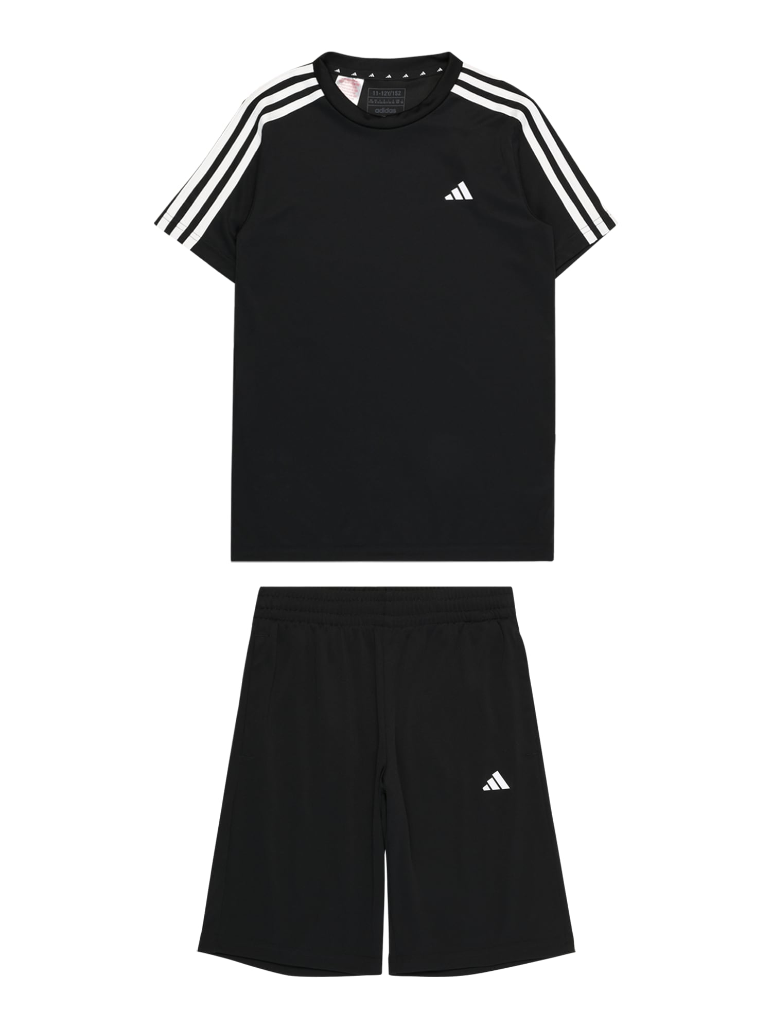 ADIDAS PERFORMANCE Športna trenirka  črna / bela