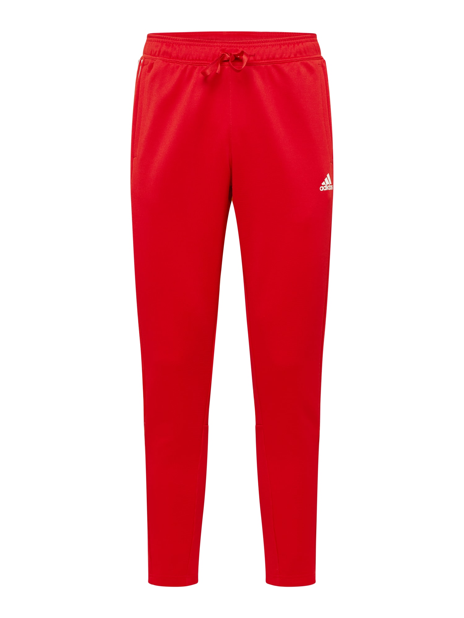 ADIDAS PERFORMANCE Športne hlače  ognjeno rdeča / bela