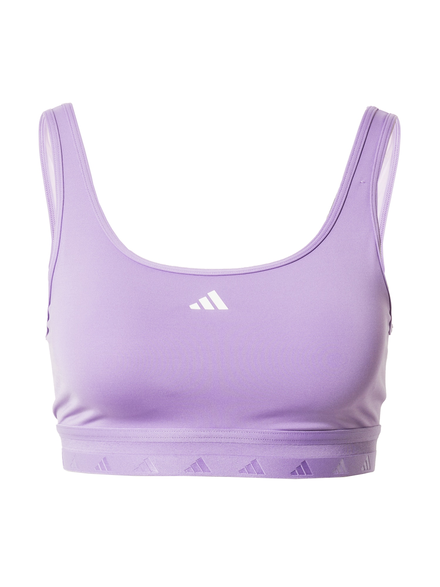 ADIDAS PERFORMANCE Športni nederček  lila / bela