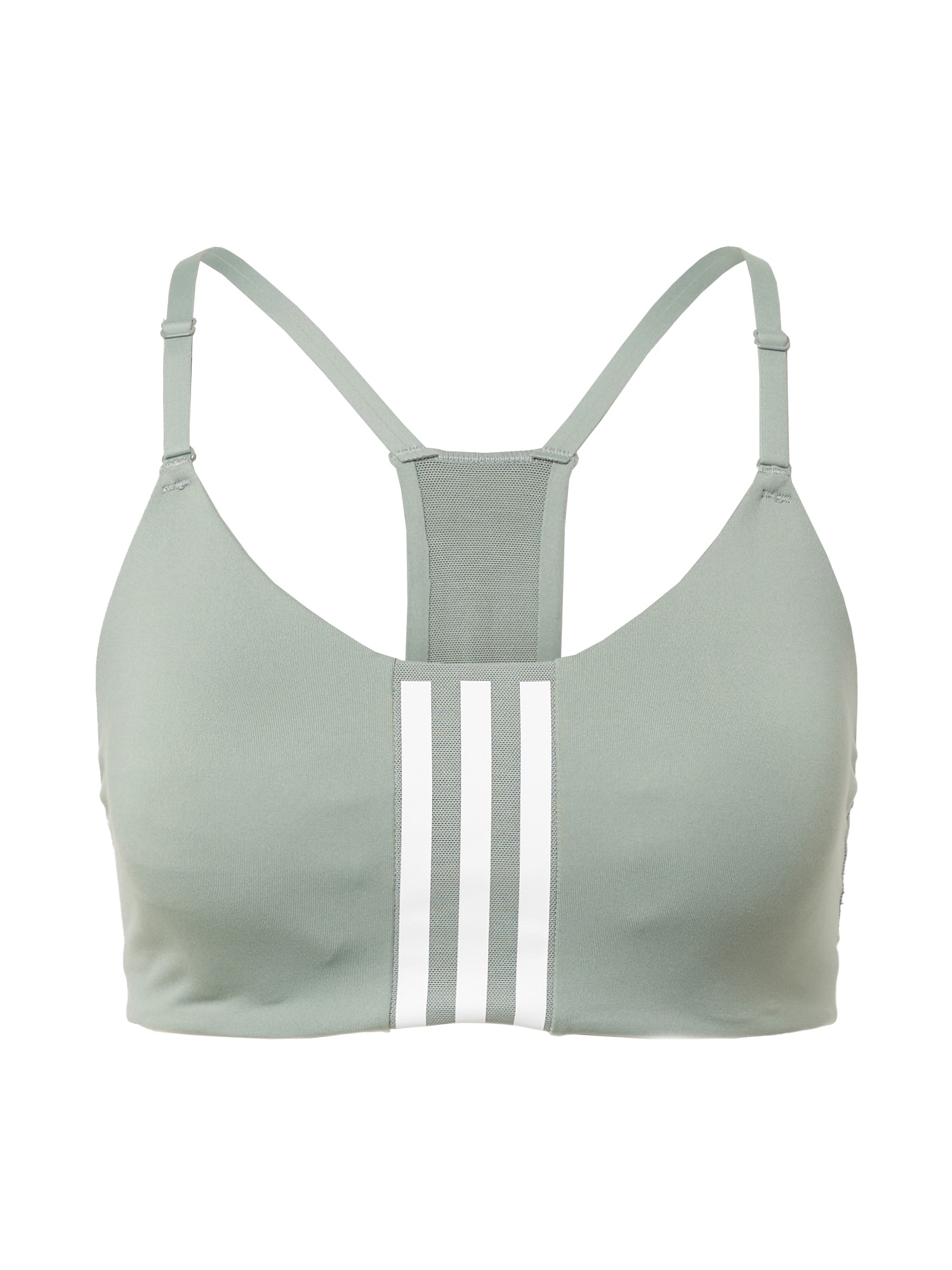 ADIDAS PERFORMANCE Športni nederček  pastelno zelena / bela