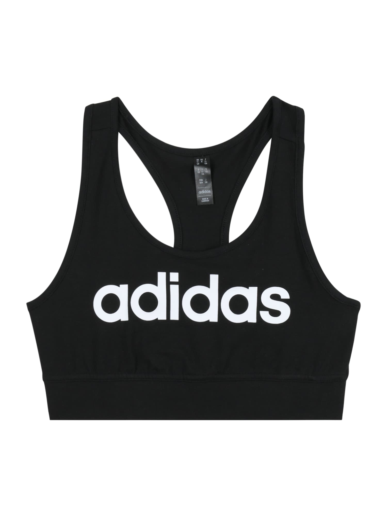 ADIDAS PERFORMANCE Športni top  črna / bela