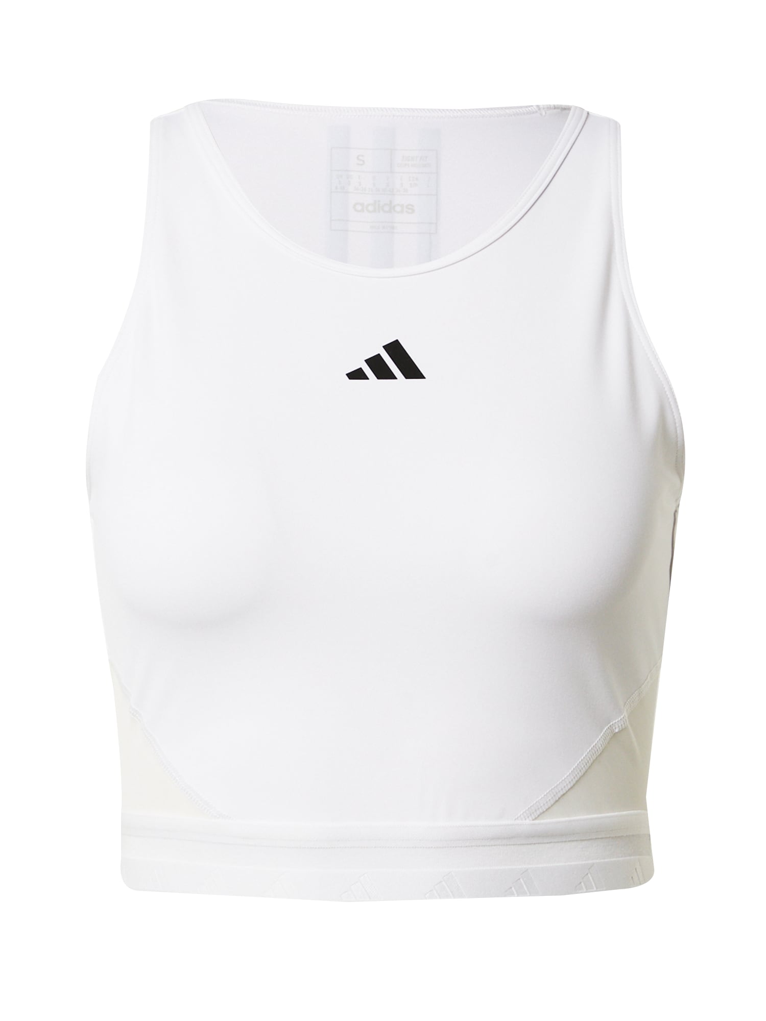 ADIDAS PERFORMANCE Športni top  črna / bela