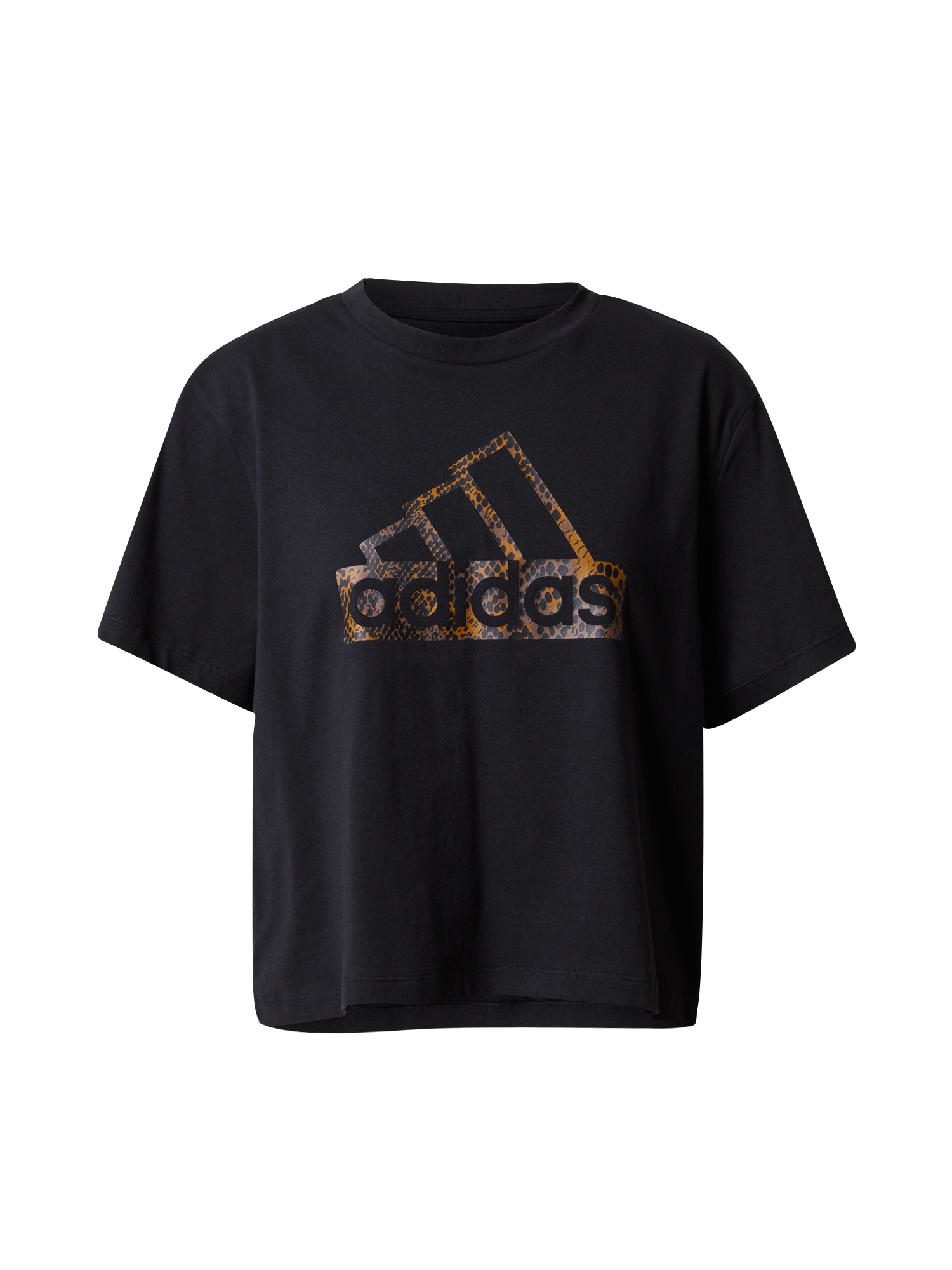 ADIDAS SPORTSWEAR Funkcionalna majica  oranžna / črna