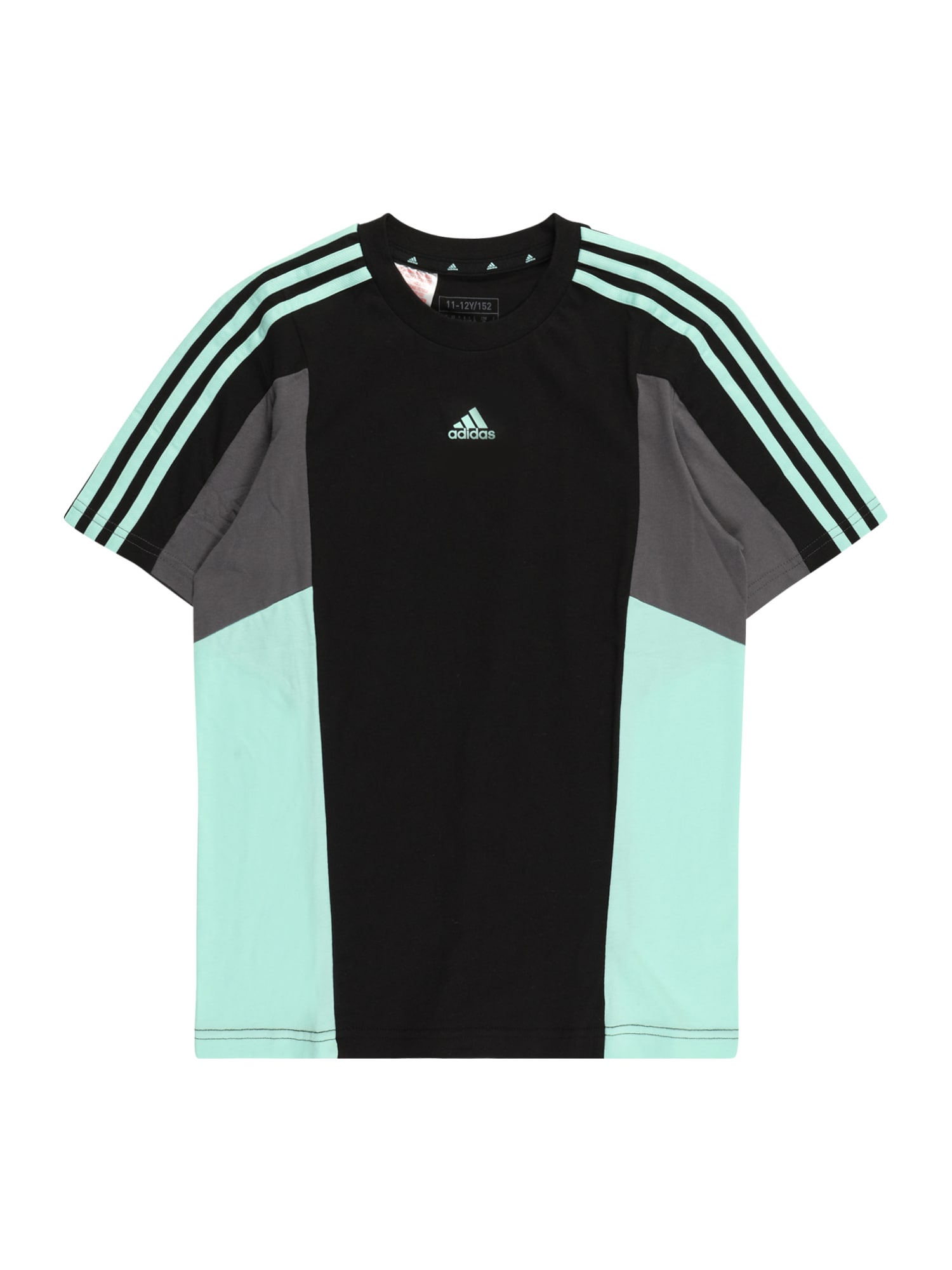 ADIDAS SPORTSWEAR Funkcionalna majica  temno siva / meta / črna