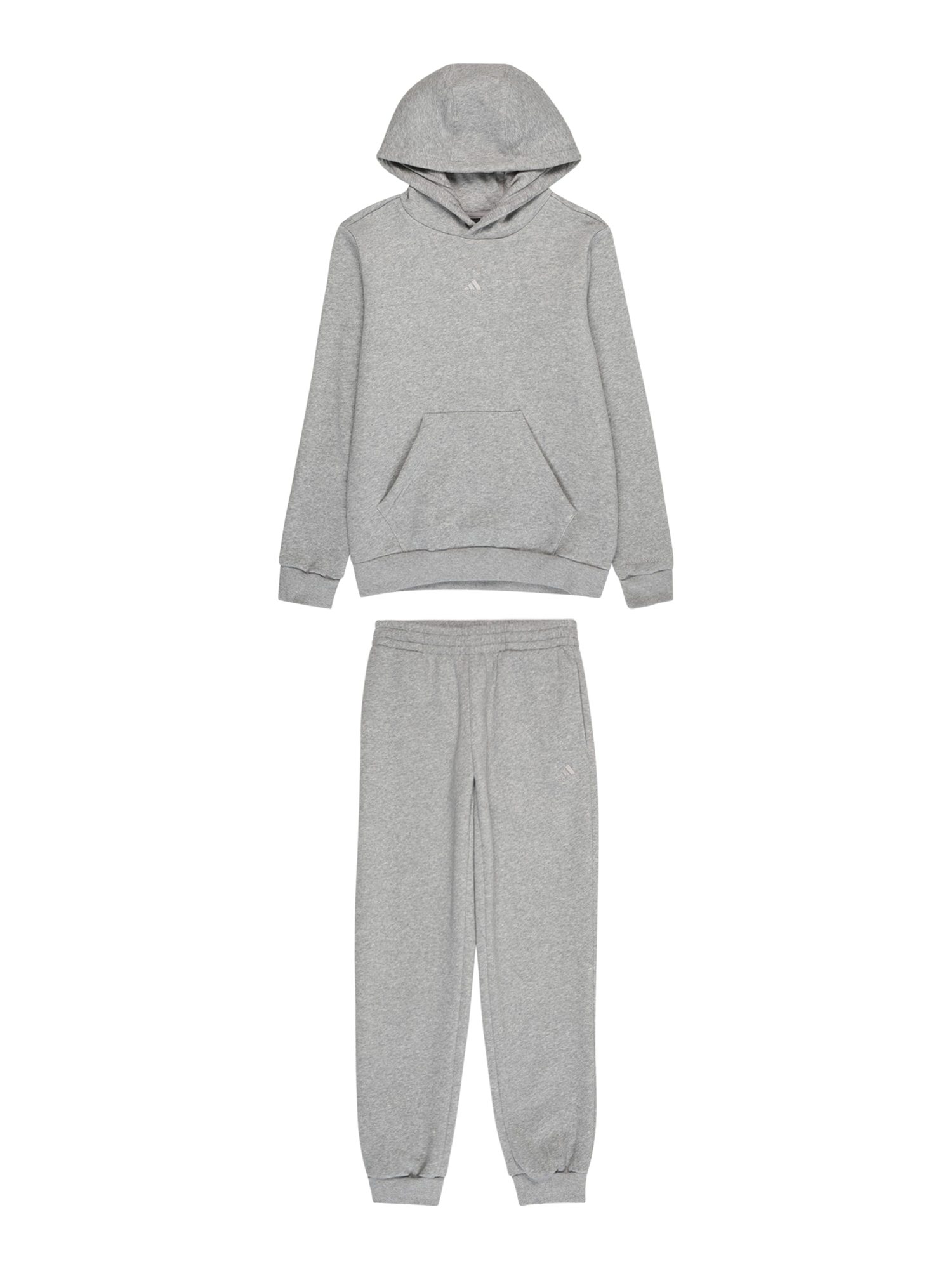 ADIDAS SPORTSWEAR Športna trenirka  pegasto siva / bela