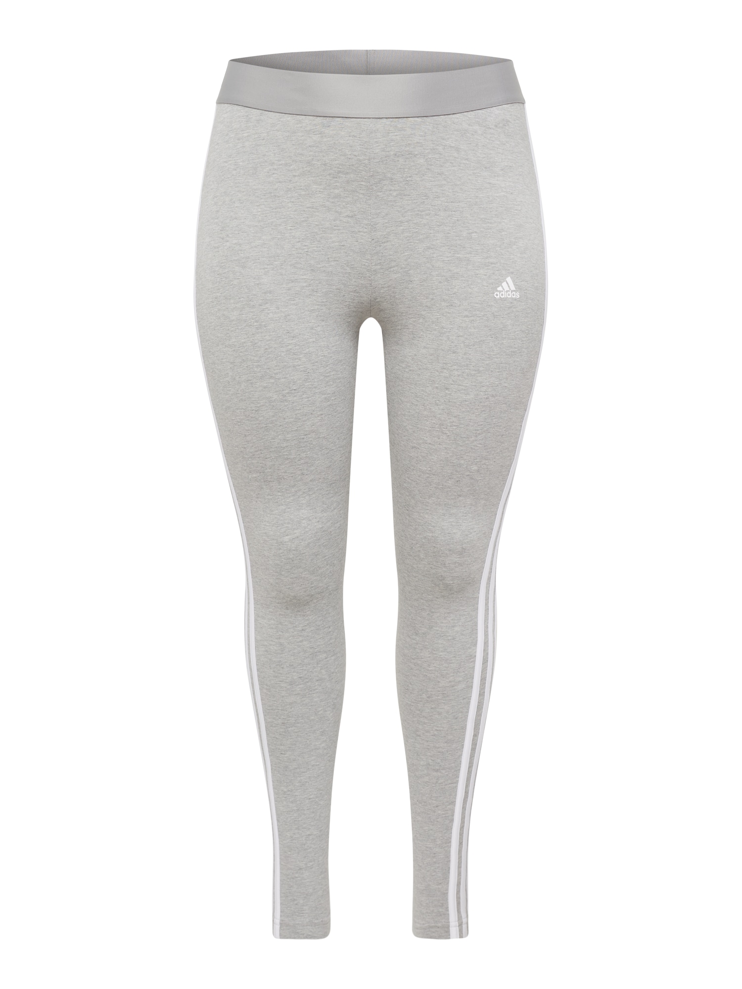 ADIDAS SPORTSWEAR Športne hlače  pegasto siva / bela