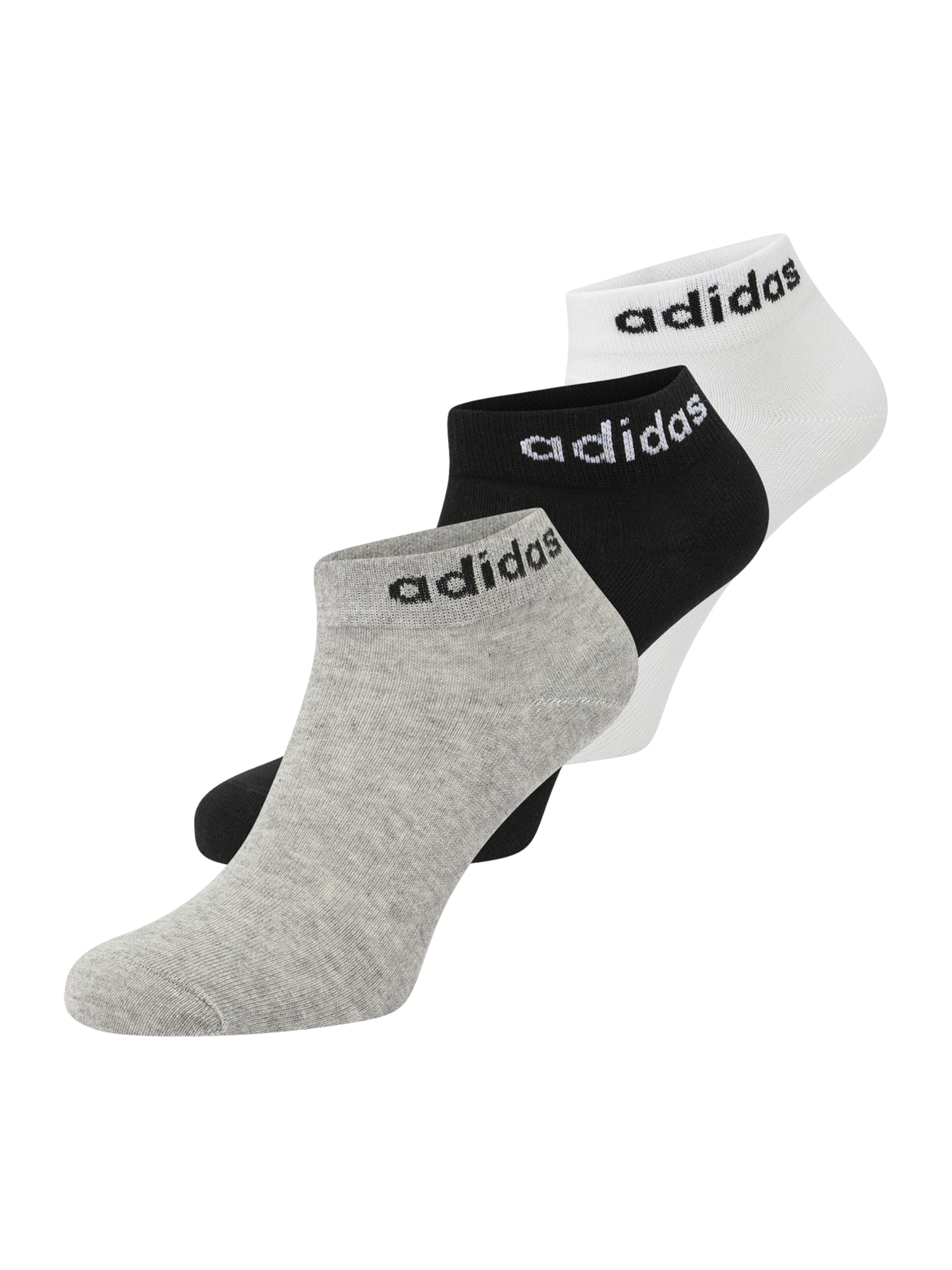 ADIDAS SPORTSWEAR Športne nogavice  siva / črna / bela