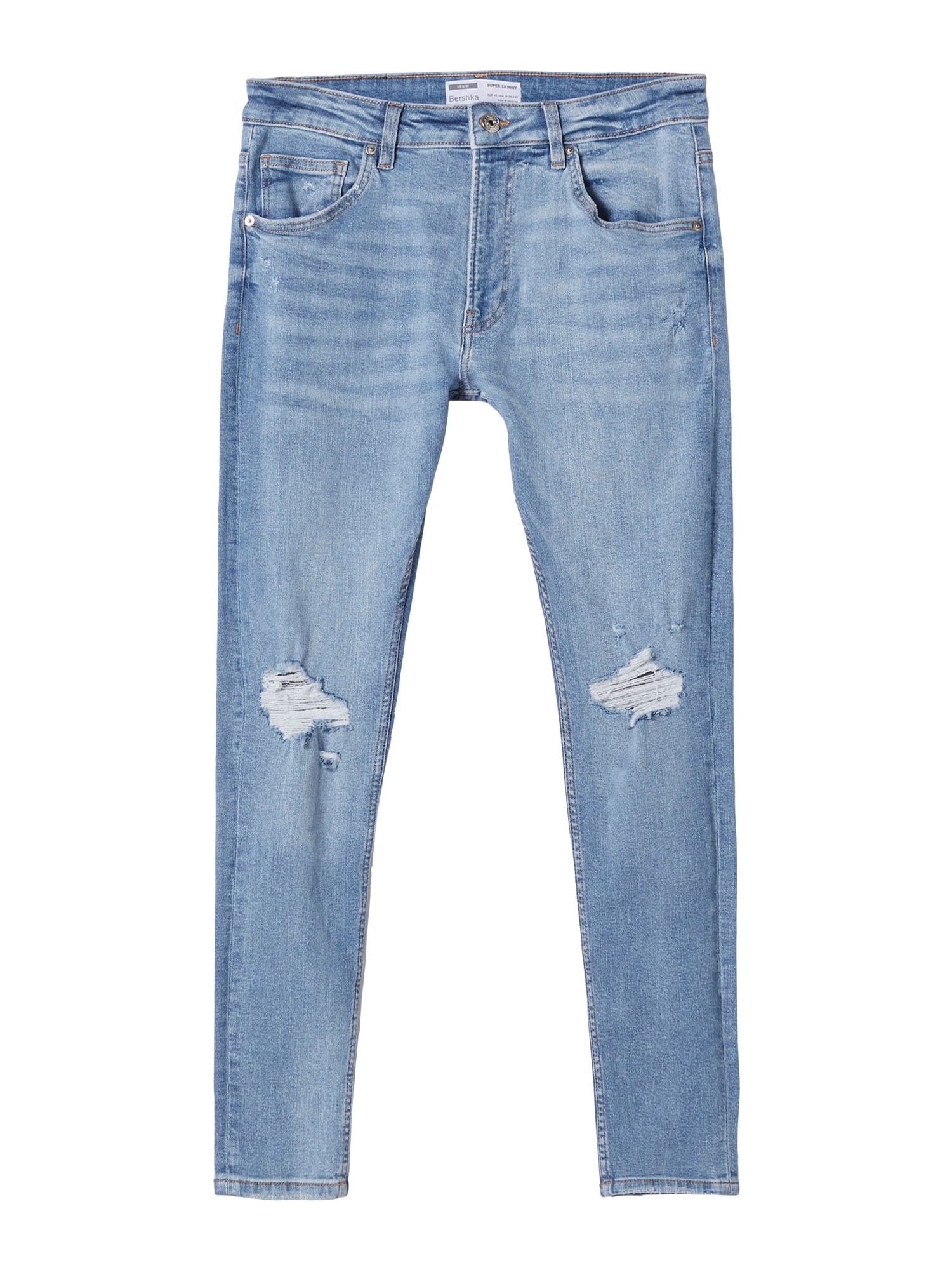 Bershka Kavbojke  moder denim