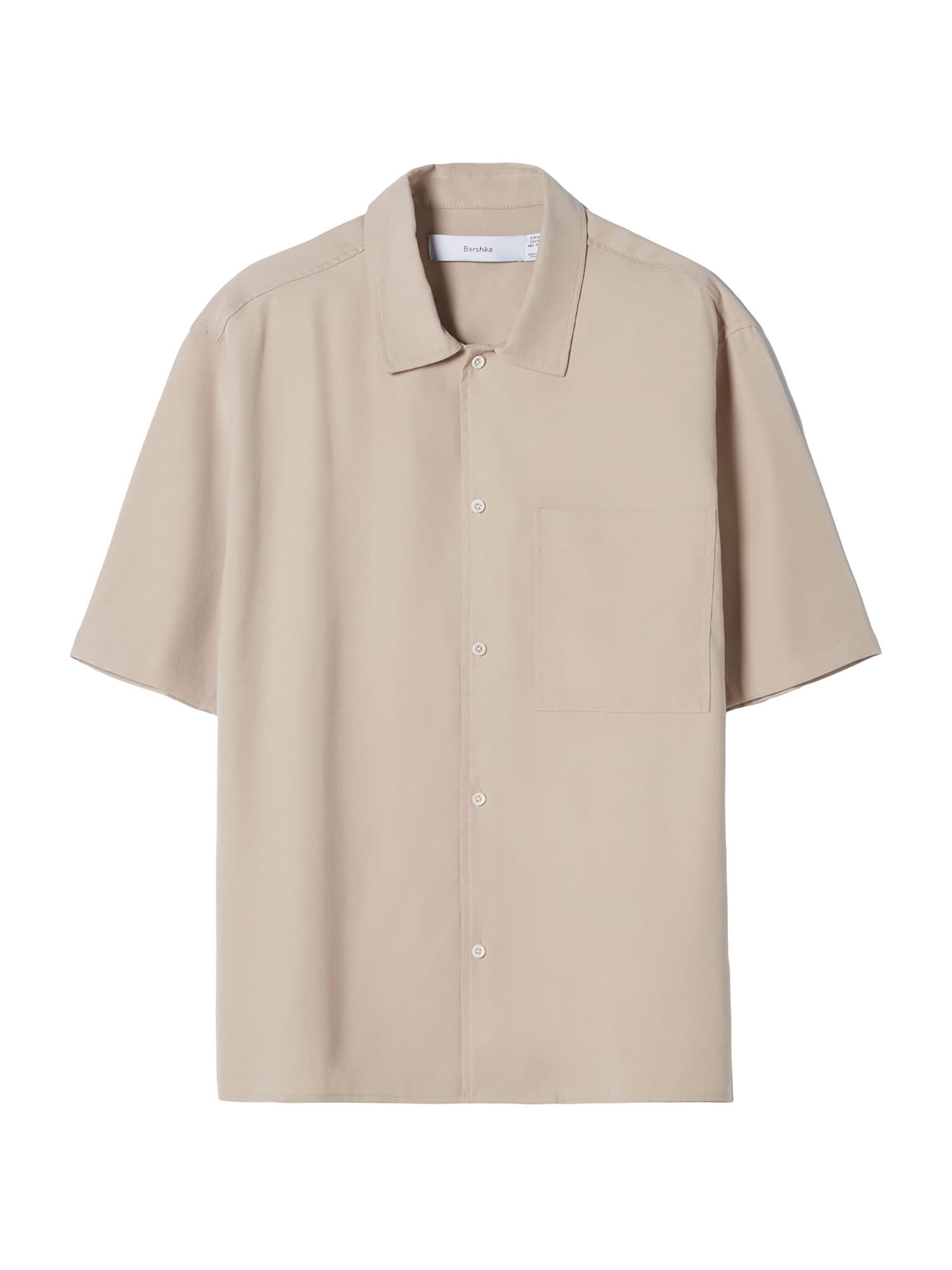 Bershka Srajca  temno bež