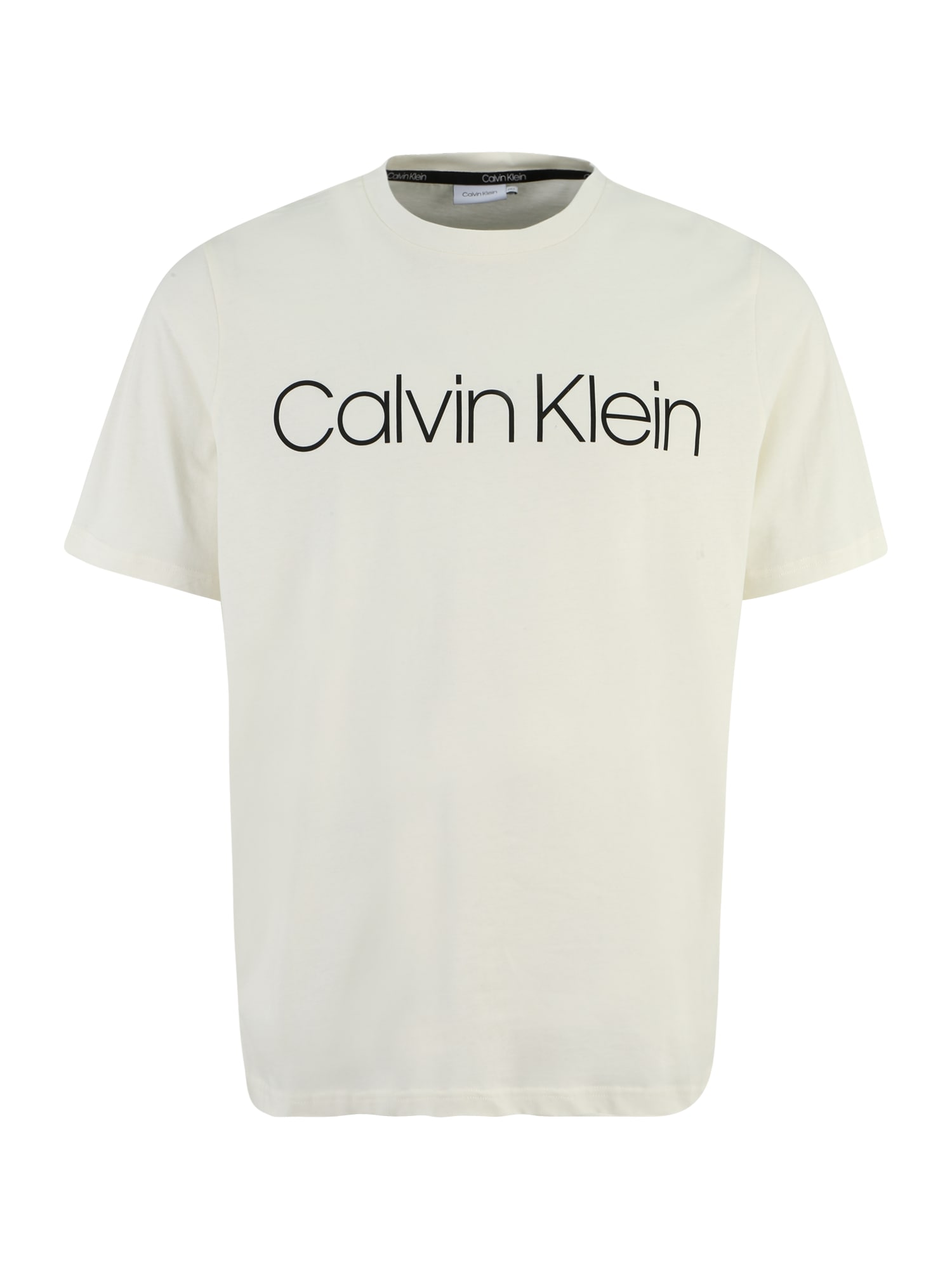 Calvin Klein Big & Tall Majica  bež / črna