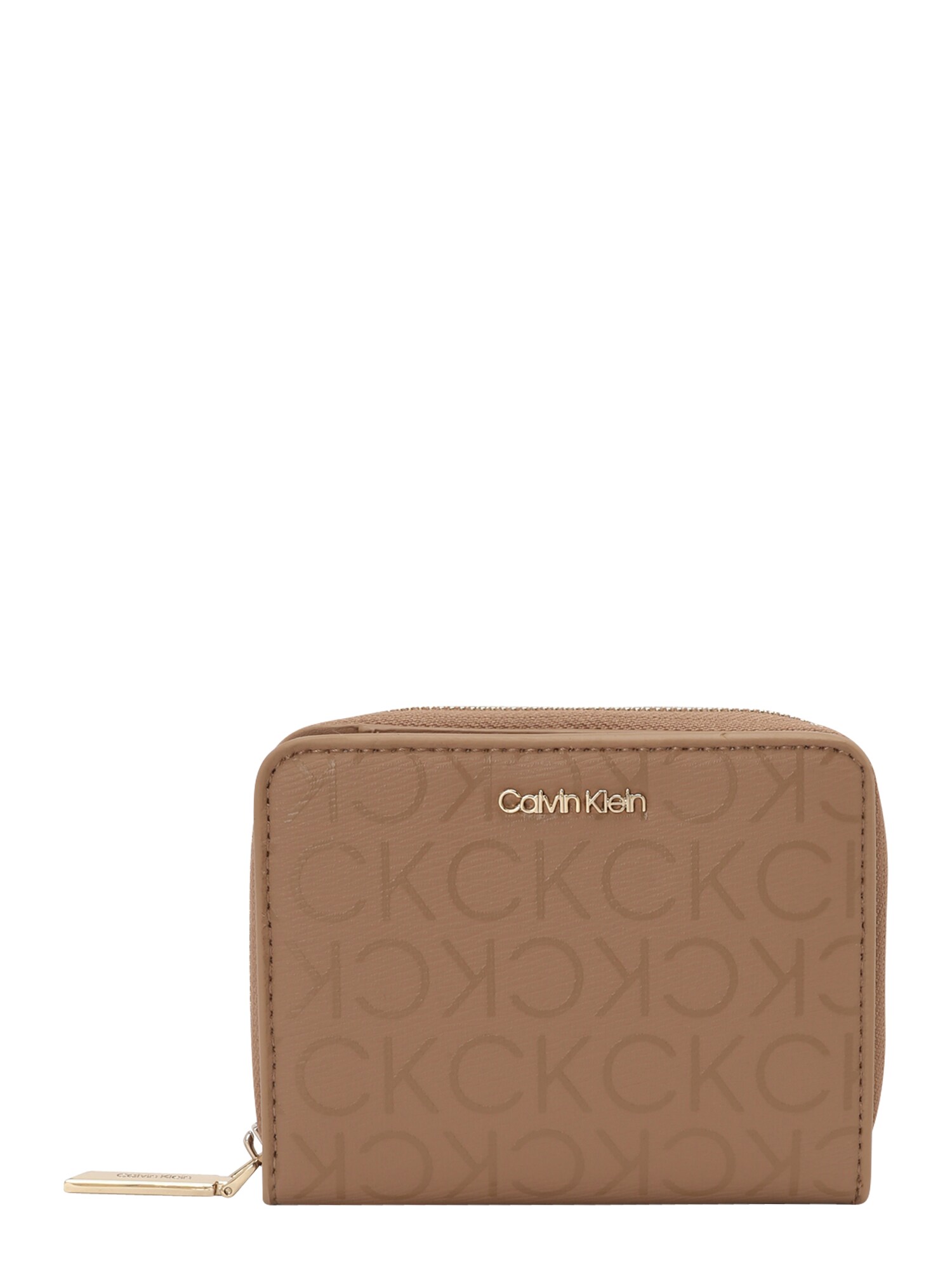 Calvin Klein Denarnica  chamois / temno bež