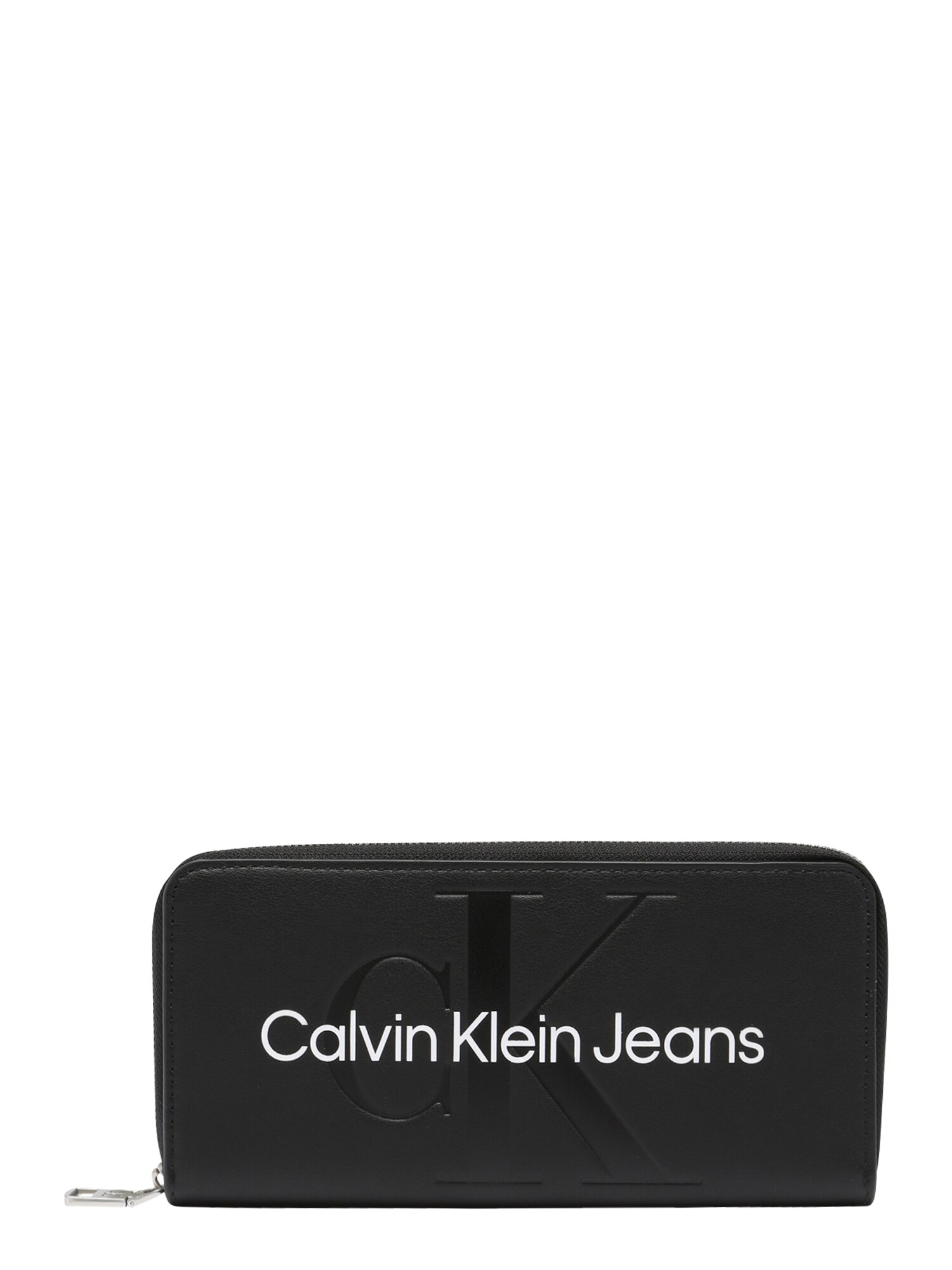 Calvin Klein Jeans Denarnica  črna / bela