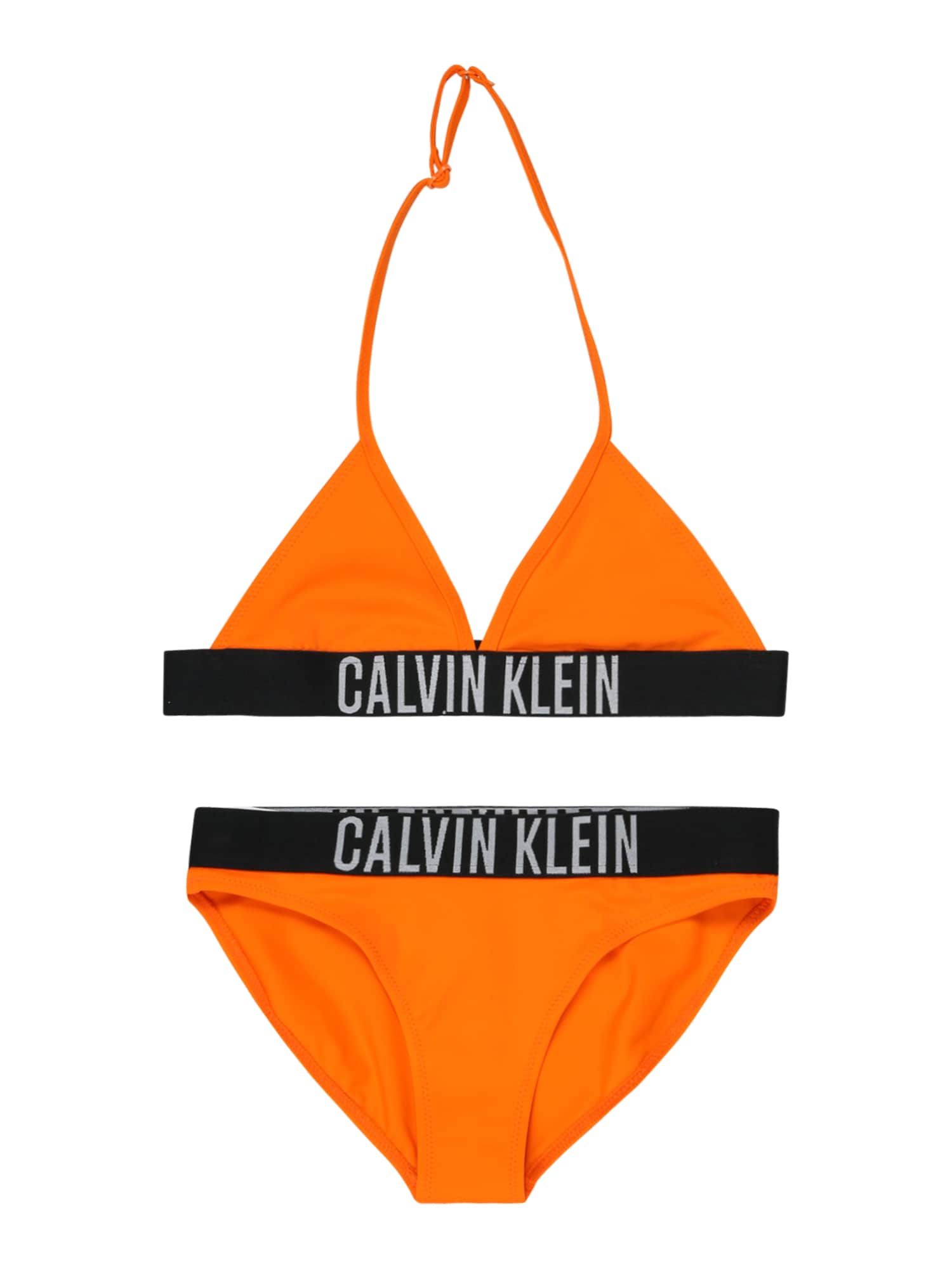 Calvin Klein Swimwear Bikini  siva / oranžna / črna