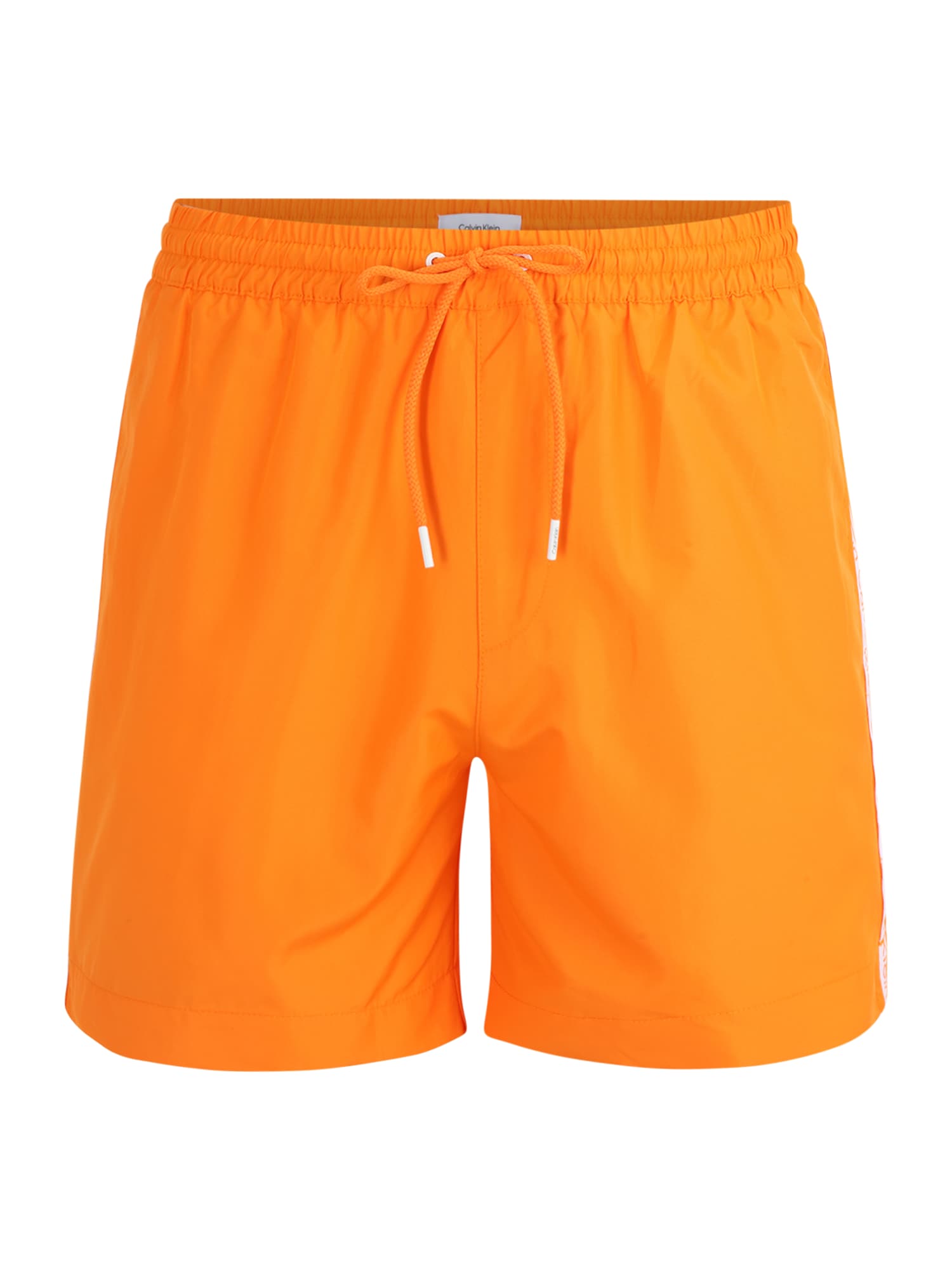 Calvin Klein Swimwear Kratke kopalne hlače  oranžna / bela