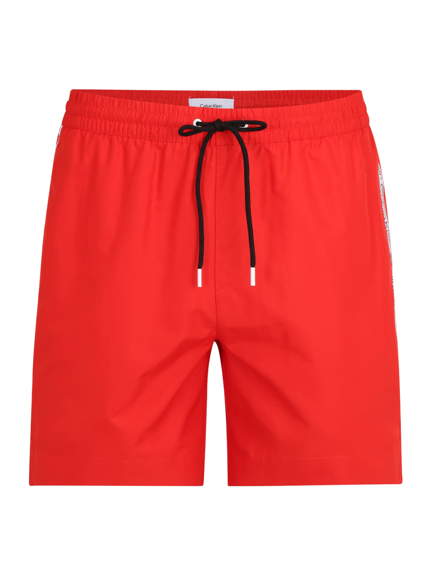 Calvin Klein Swimwear Kratke kopalne hlače  rdeča / črna / bela